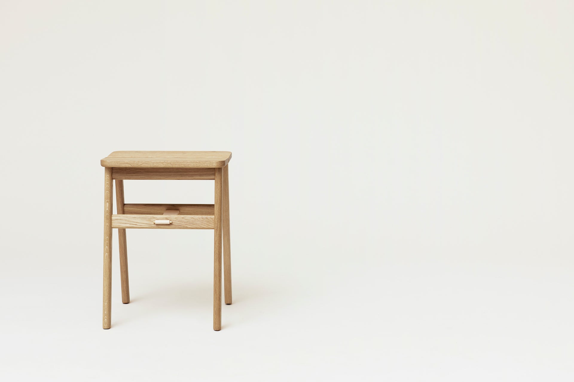 Angle Stool | White Oak | by Form & Refine - Lifestory - Form & Refine