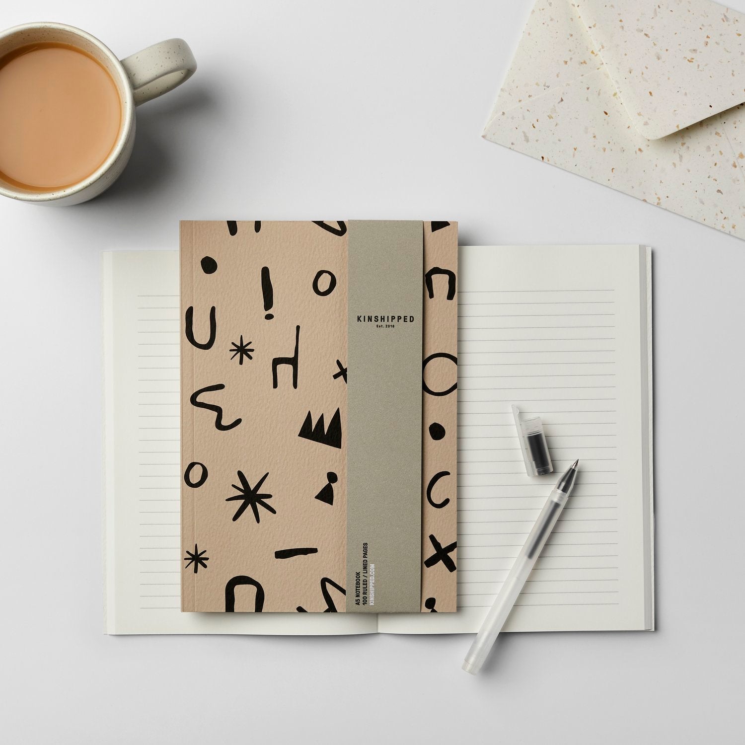 Abstract Dudeles Notebook | Ruled | by Kinshipped - Lifestory - Kinshipped
