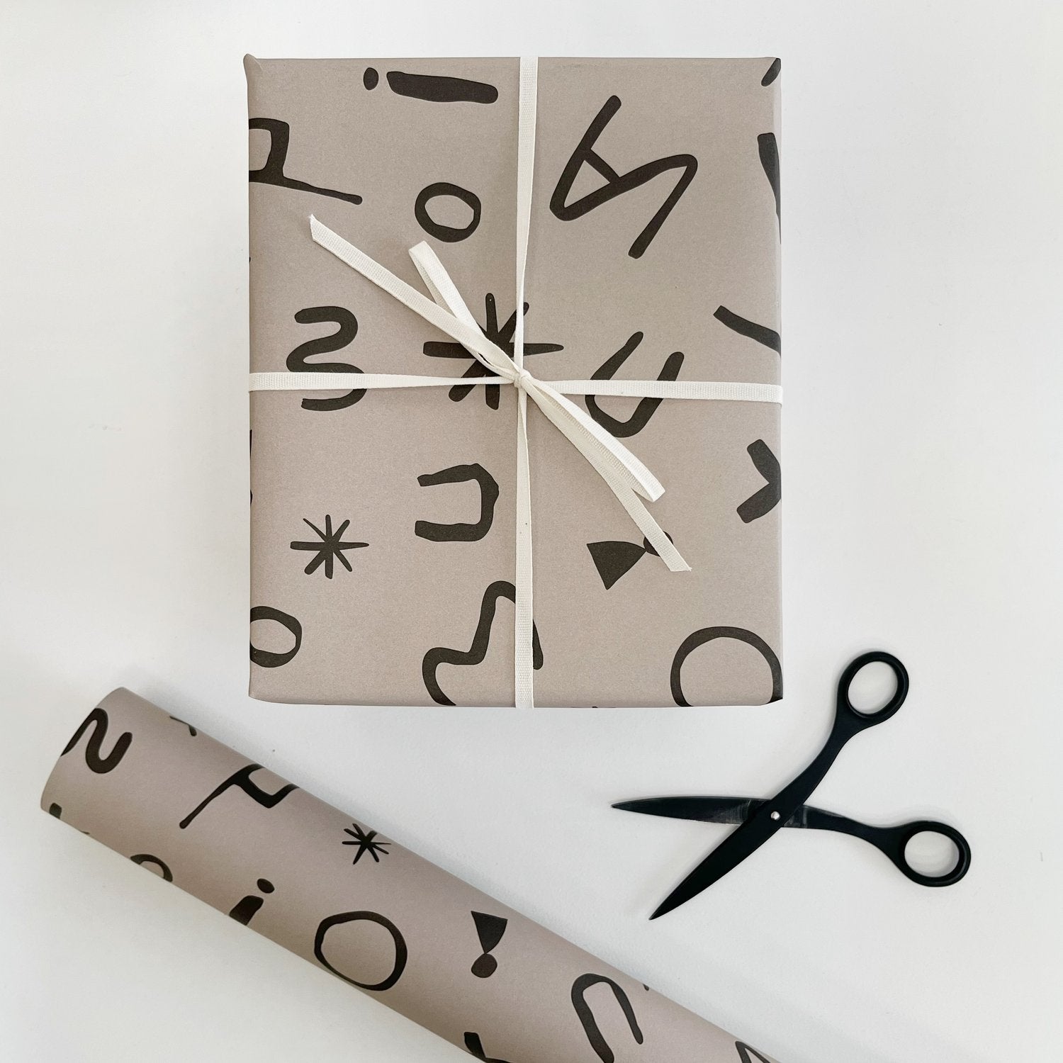 Abstract Dudeles Folded Wrapping Paper | by Kinshipped - Lifestory - Kinshipped