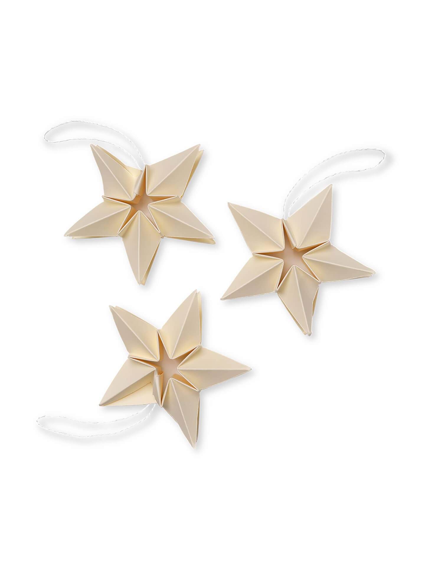 Amanda Paper Stars | Set of 3 | Tree Decorations | by ferm Living - Lifestory - ferm LIVING