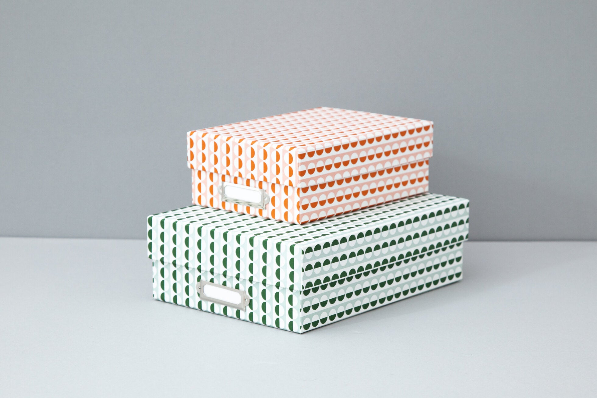 Set of 2 Archive Storage Boxes | Sophie Print | by Ola - Lifestory - ola