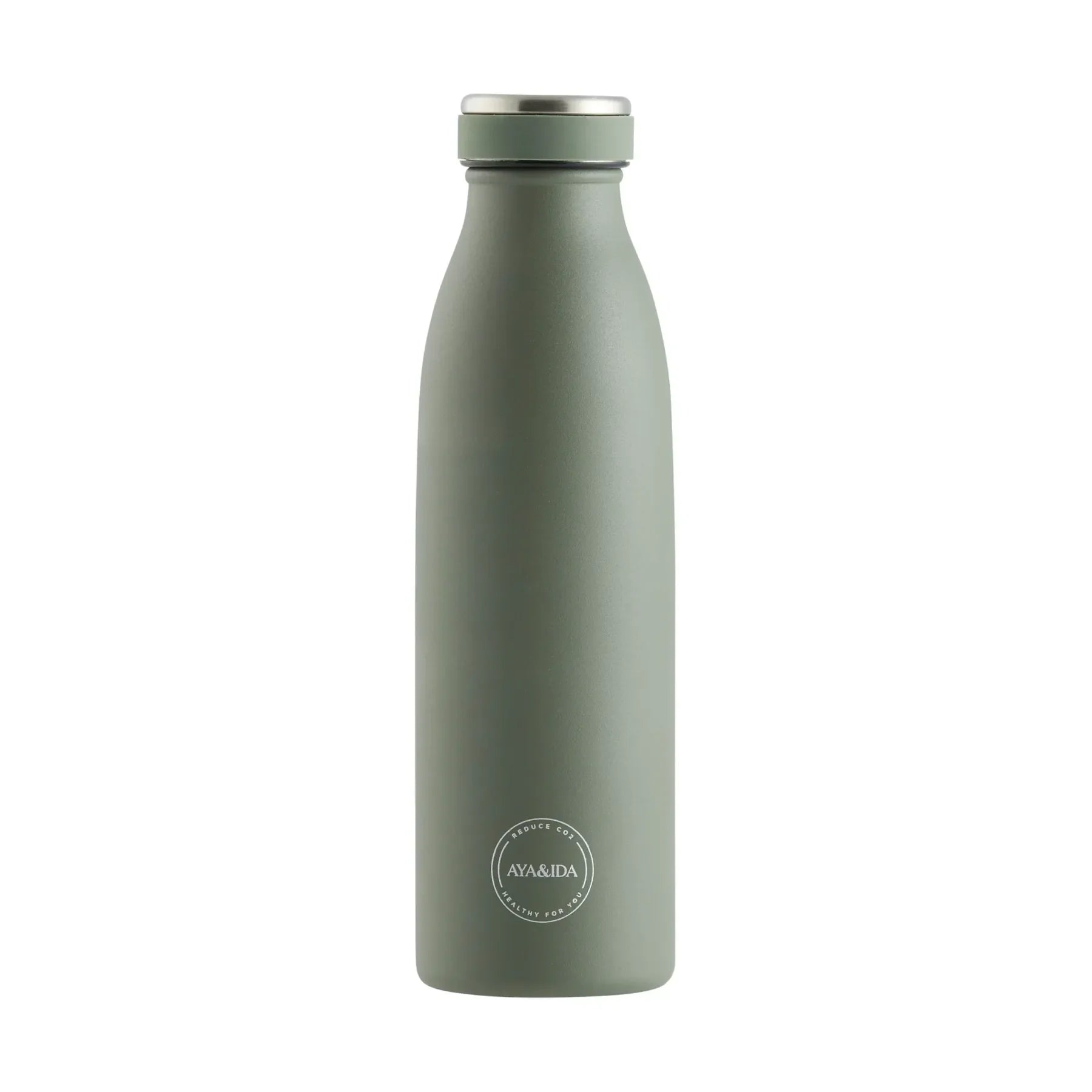 Aya&Ida 500ml Reusable bottle for Hot or Cold drinks | Tropical Green at Lifestory