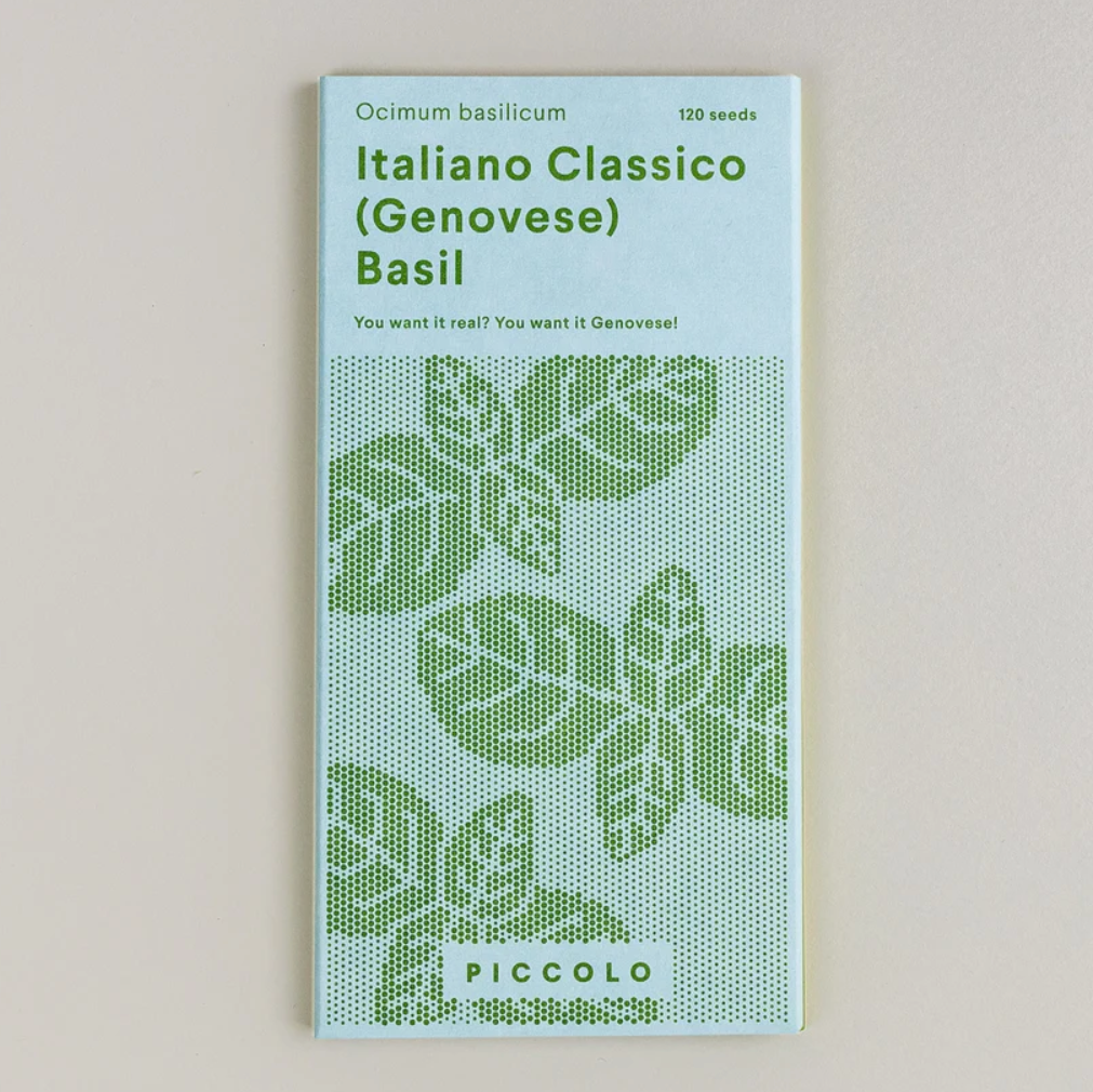 Basil 'Genovese' Seed Packet | 120 Seeds | by Piccolo - Lifestory - Piccolo