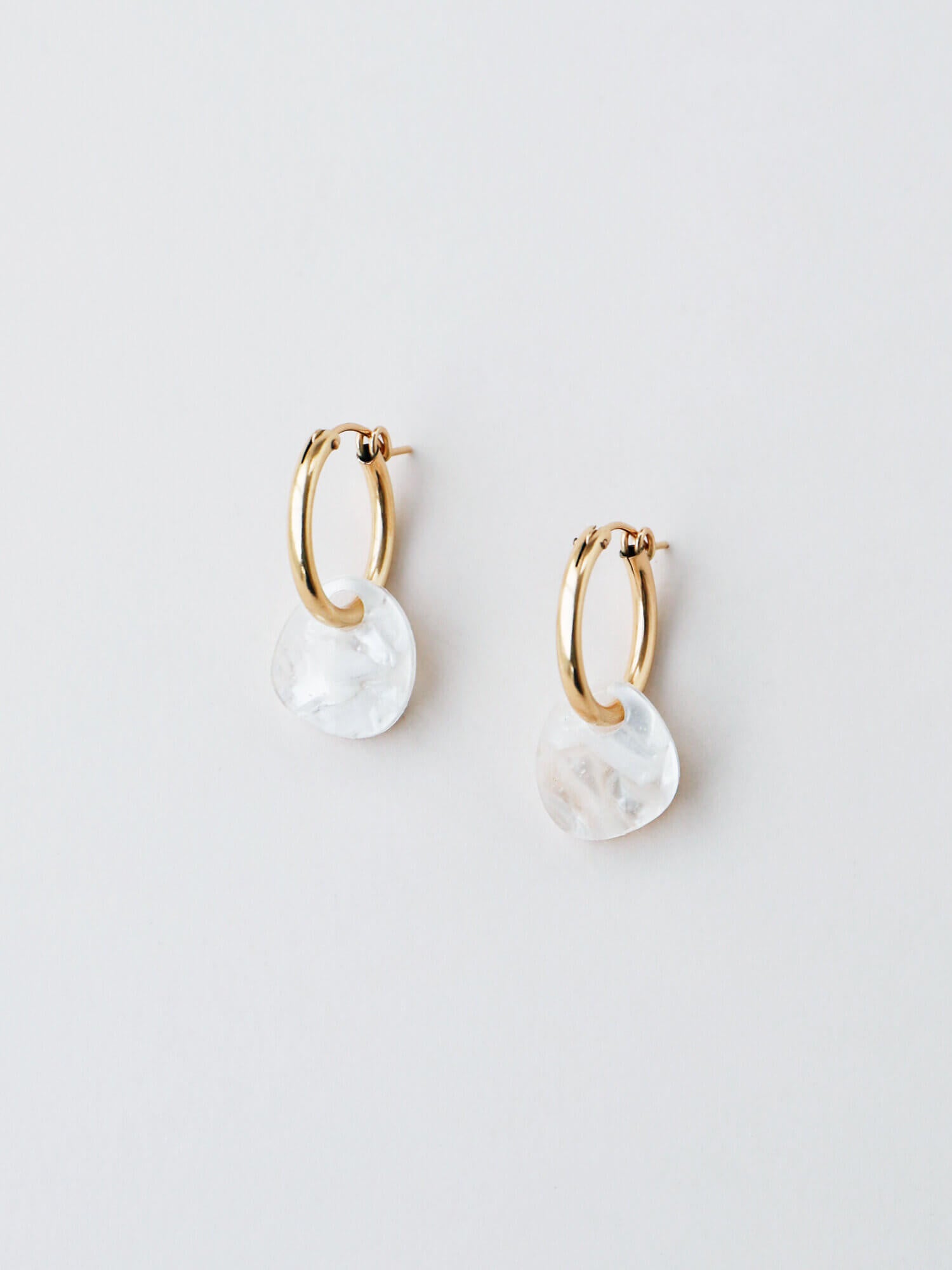 Beatrice Hoops | Off-White | by Wolf & Moon - Lifestory - Wolf & Moon