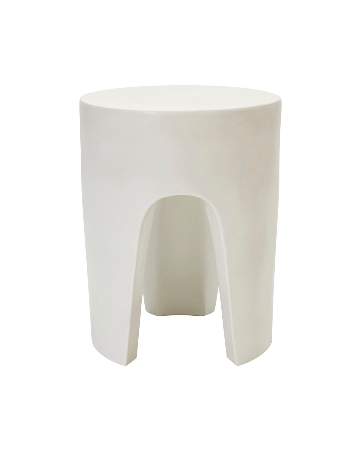 Besshoei Side Table | Snow | Earthenware | by Nord - Lifestory - Nord