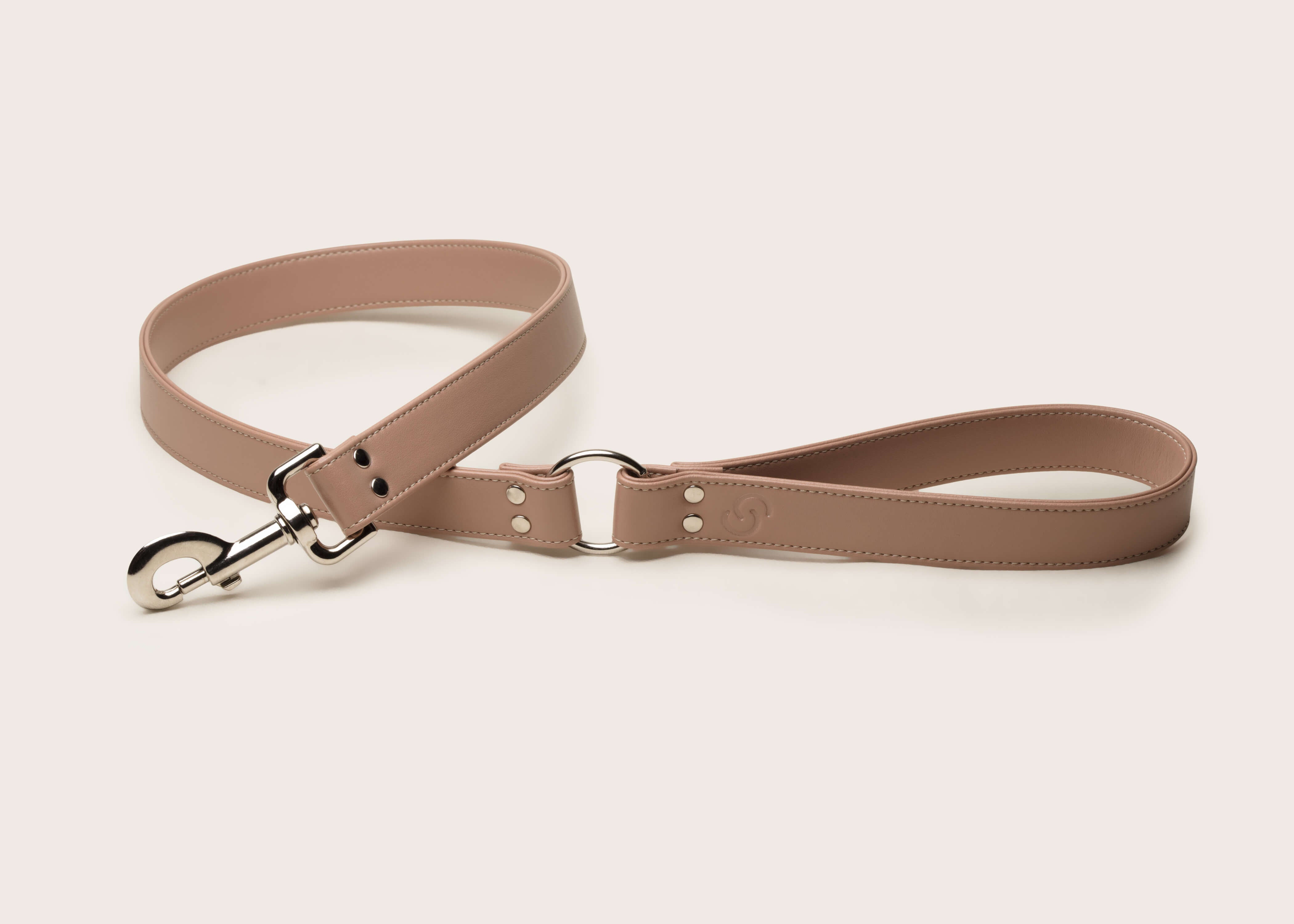 Dog Lead - Vegan Apple Leather | Blush Pink | by Skylos Collective - Lifestory - Skylos Collective