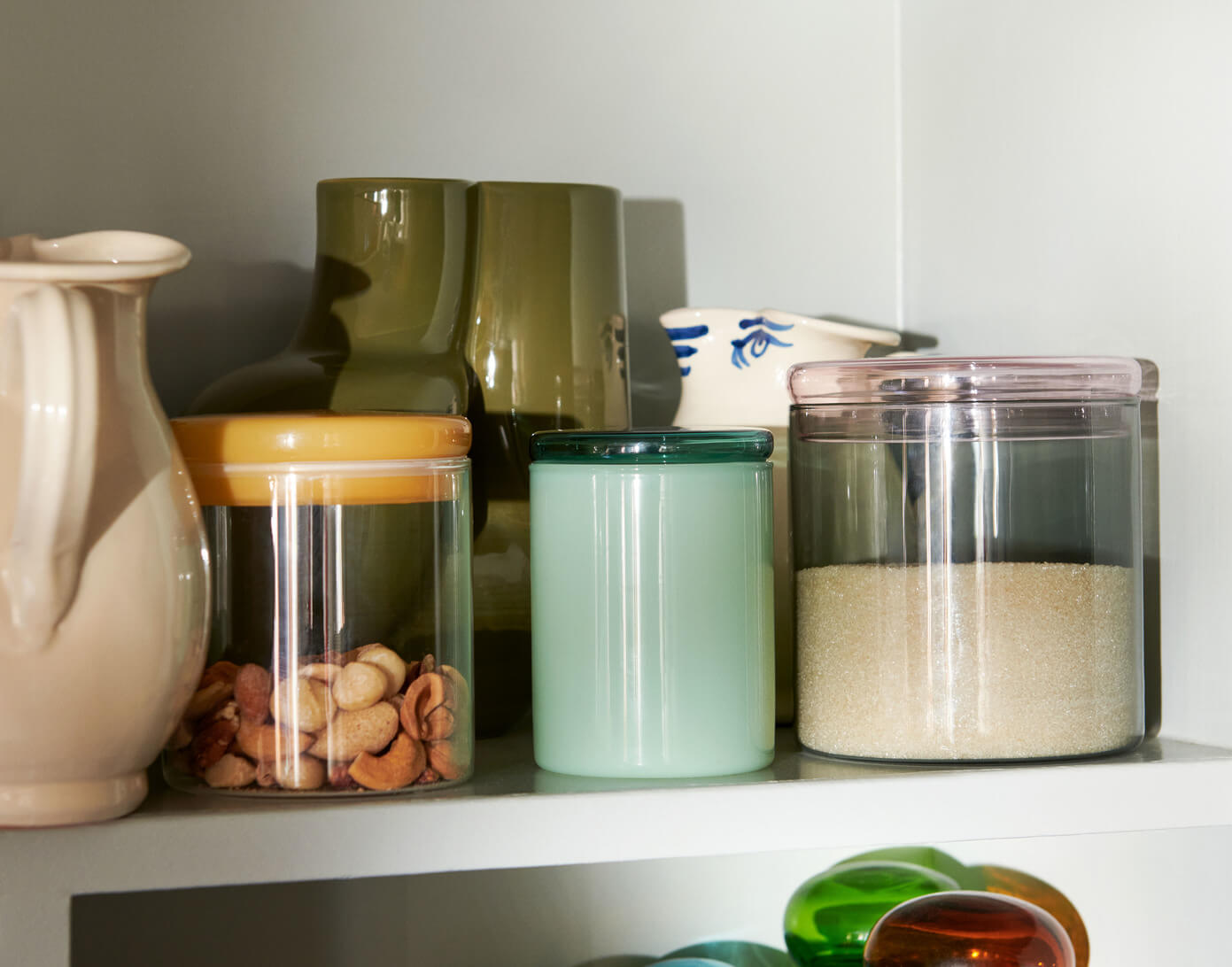 Borosilicate Jar | Grey & Pink | Glass | by HAY - Lifestory - HAY