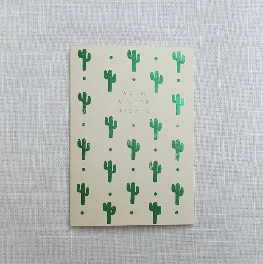 Dashing Through The Snow Card | Blank Inside | Foil Printed | by Elly Vvaller - Lifestory - Elly Vvaller