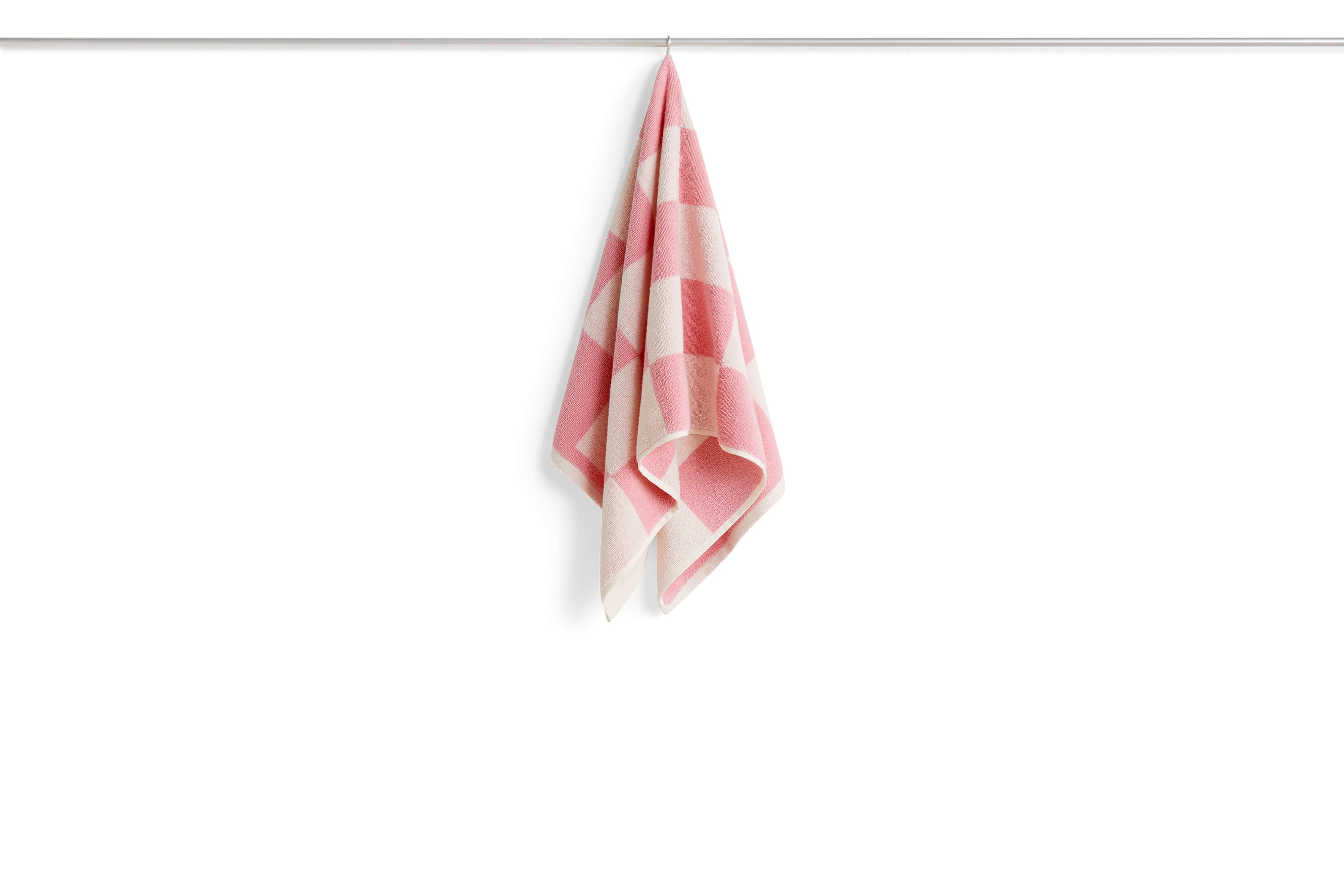 Check Hand Towel | Pink | by HAY - Lifestory - HAY