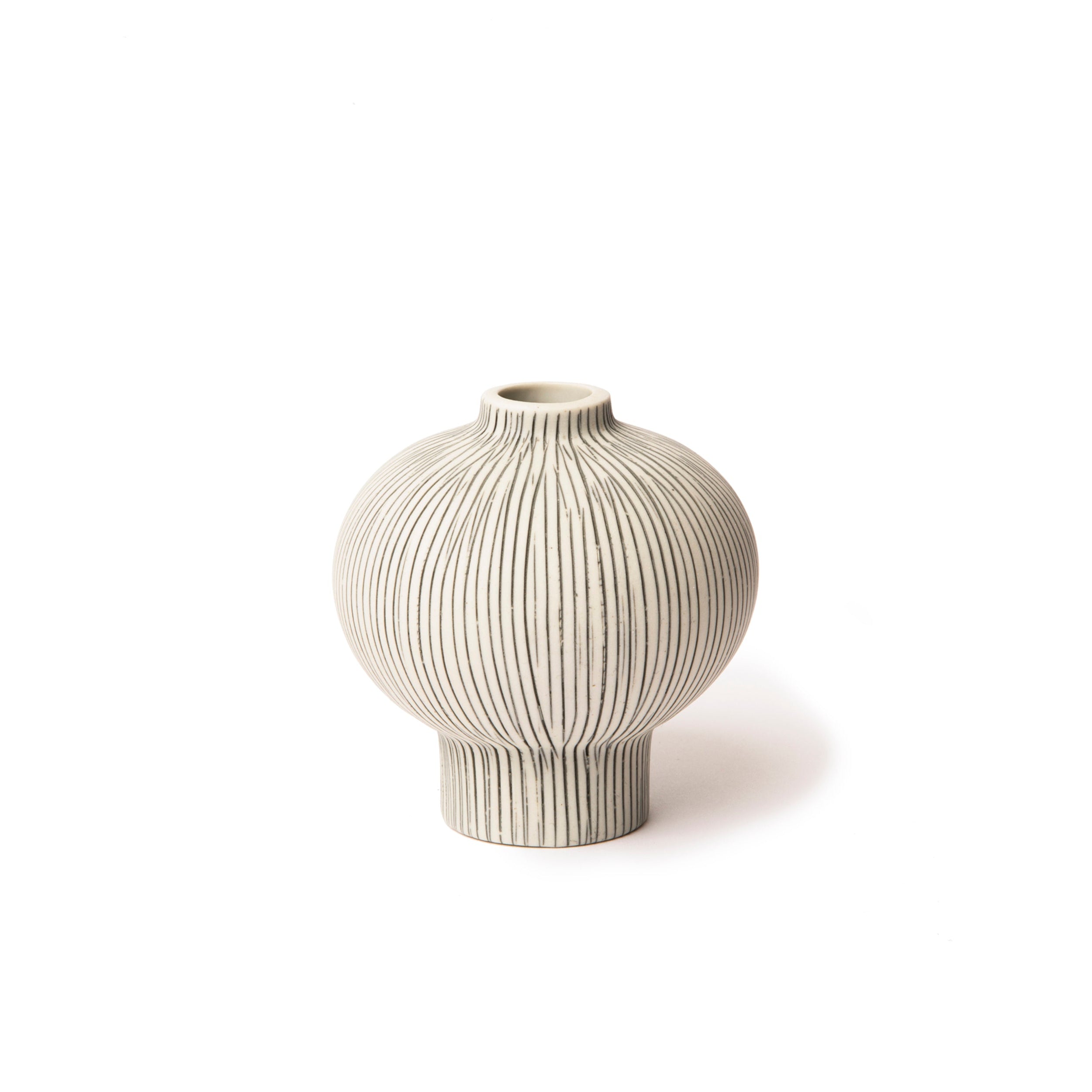 Vase Cecilia Grey Stripe by Lindform - Lifestory