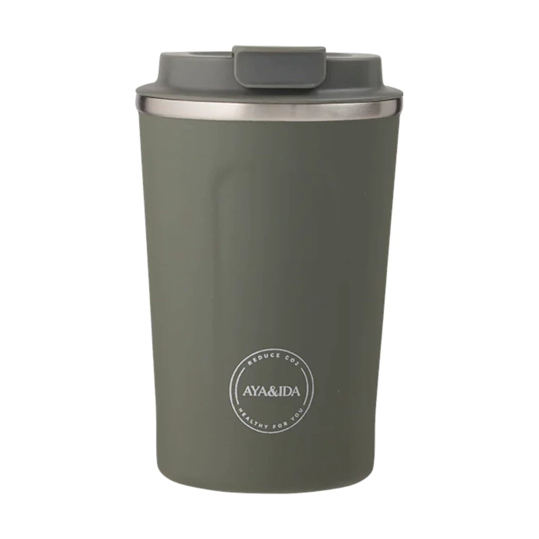 Aya&Ida CUP2GO | 380ml | Keeps Hot or Cold | Dark Grey at Lifestory