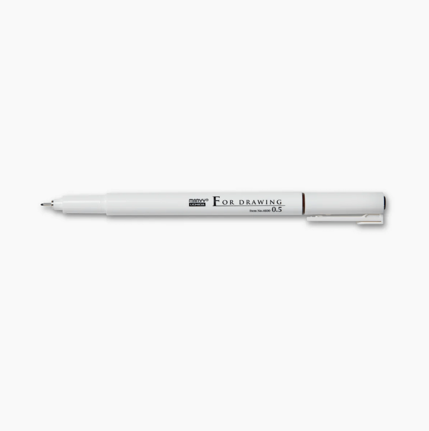 Drawing Pen | 0.5mm | Black | by Notem Studio - Lifestory - Notem Studio