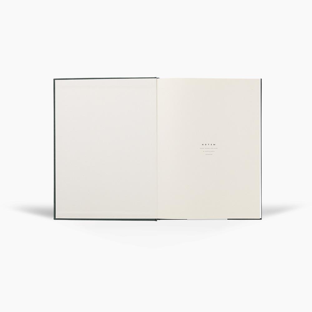Green Weekly Journal | ' Work ' with Hardcover | by Notem Studio - Lifestory