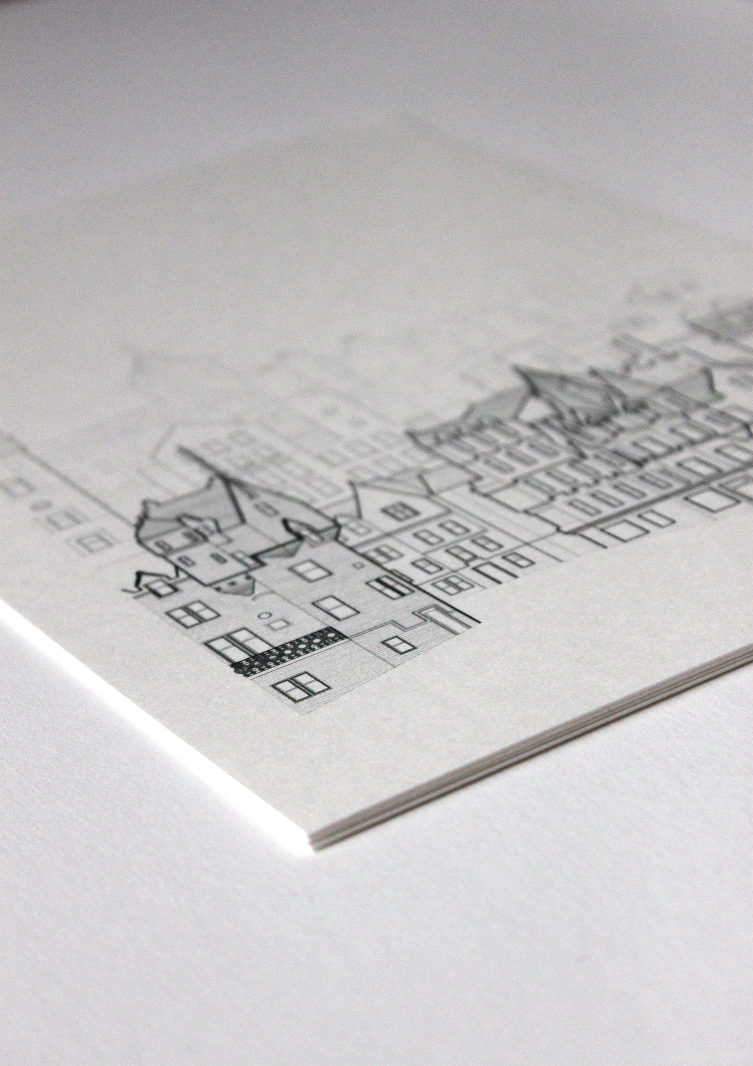 Edinburgh Old Town Skyline | Print - Lifestory - STUDIO ROMUU X Lifestory