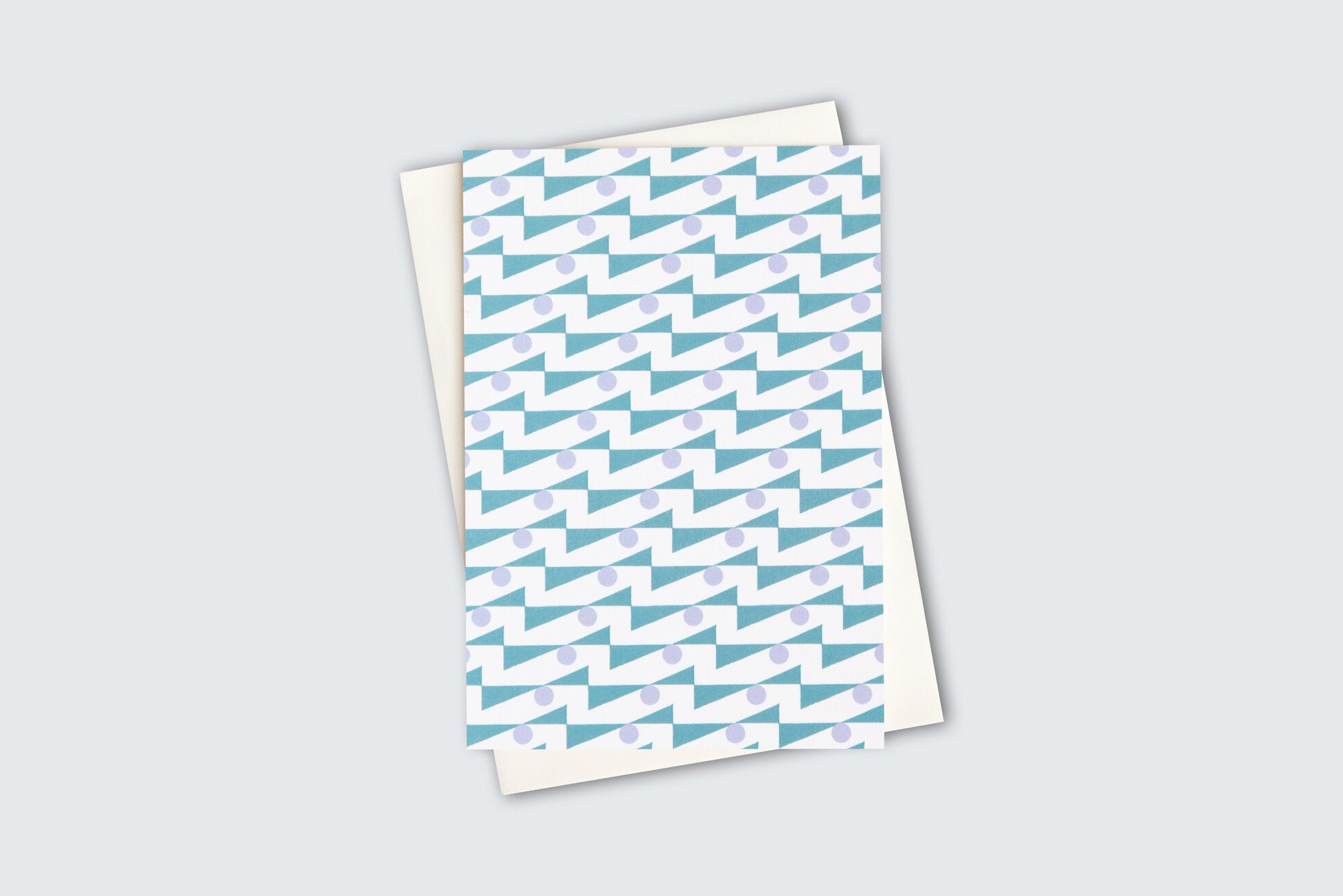 Enid Patterned Card | Ultramarine & Lilac | by Ola - Lifestory - ola