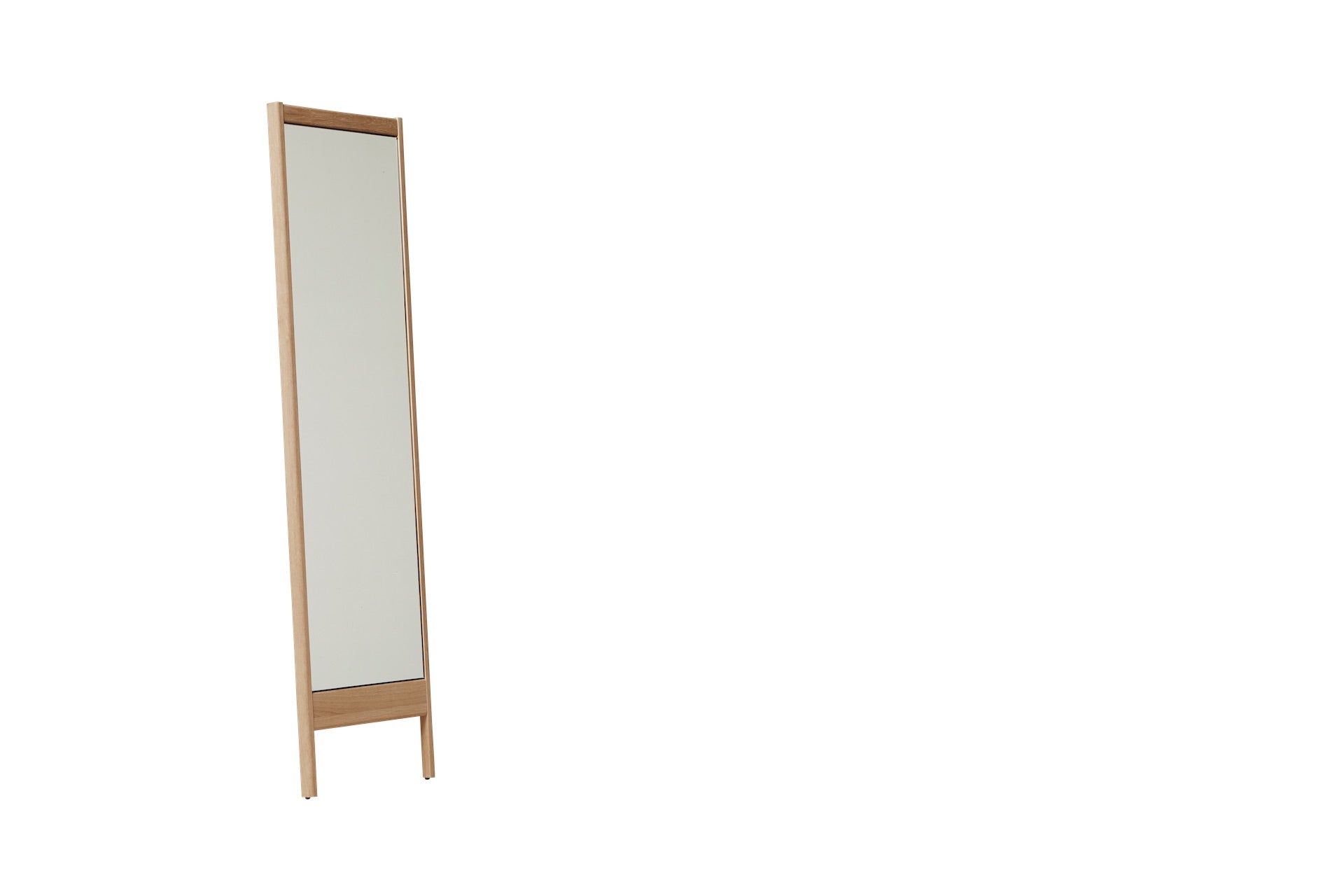 A Line Mirror | Full Length | White Oak | by Form & Refine - Lifestory - Form & Refine