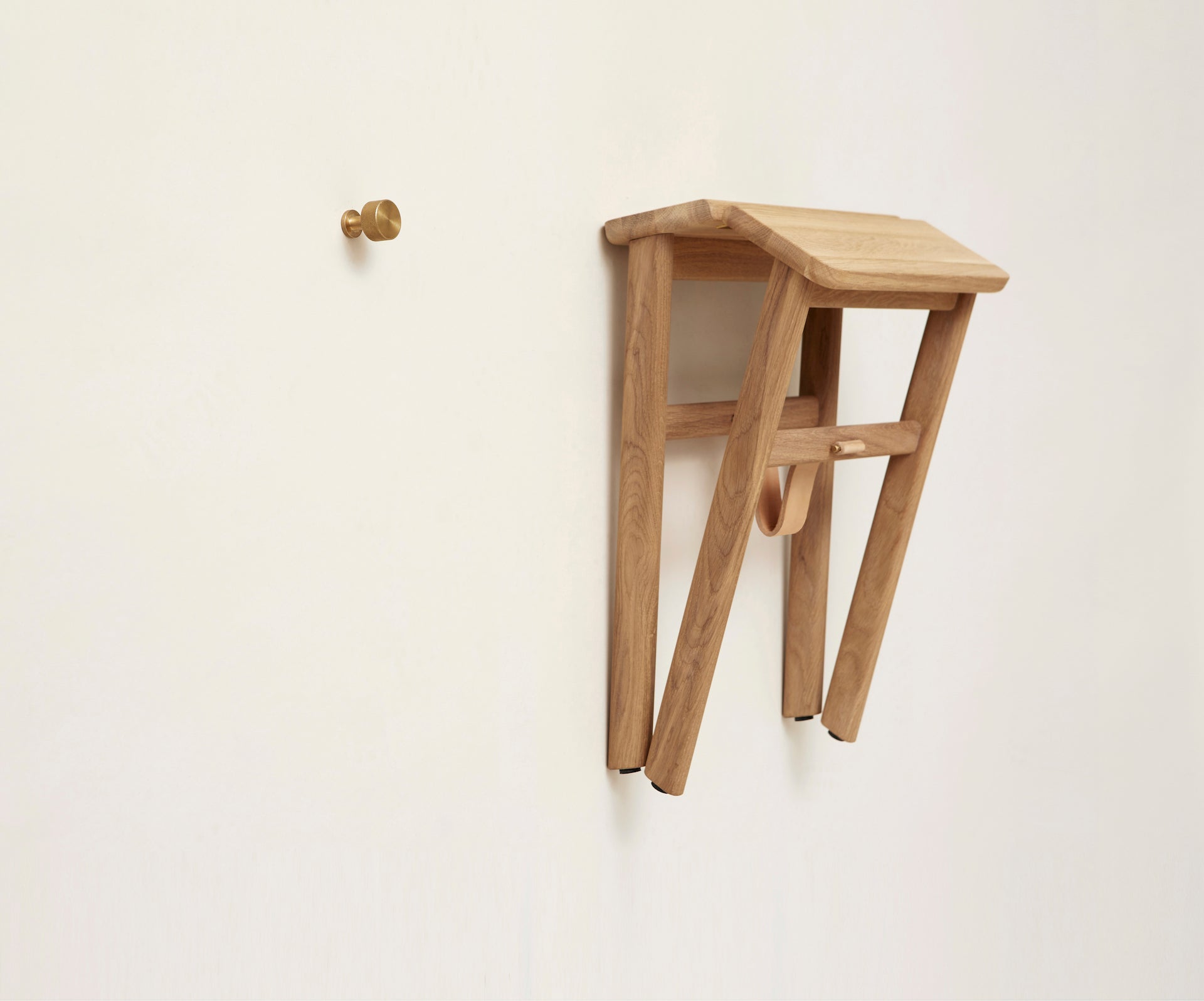 Angle Stool | White Oak | by Form & Refine - Lifestory - Form & Refine