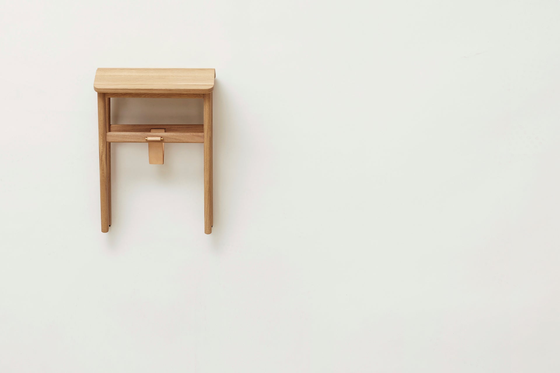 Angle Stool | White Oak | by Form & Refine - Lifestory - Form & Refine