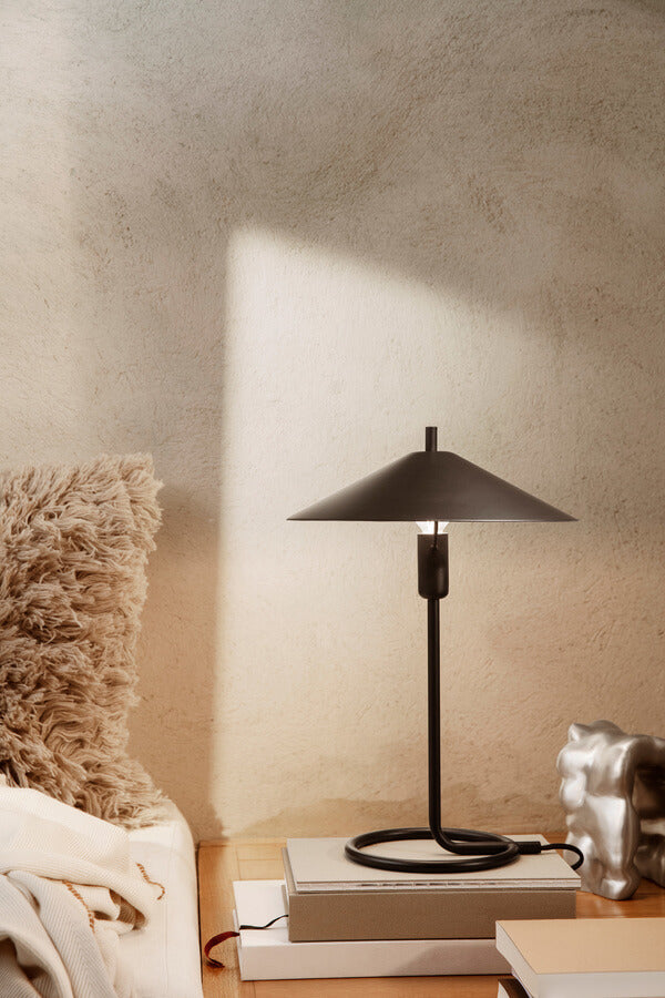 Filo Table Lamp | Black & Dark Olive | by ferm Living - Lifestory - ferm Living