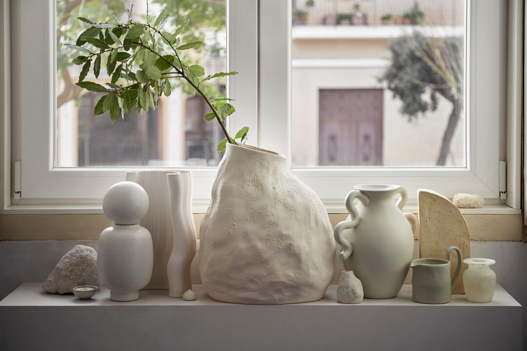 Flow Milk Jar | Off White | Ceramic | by ferm Living - Lifestory - ferm Living