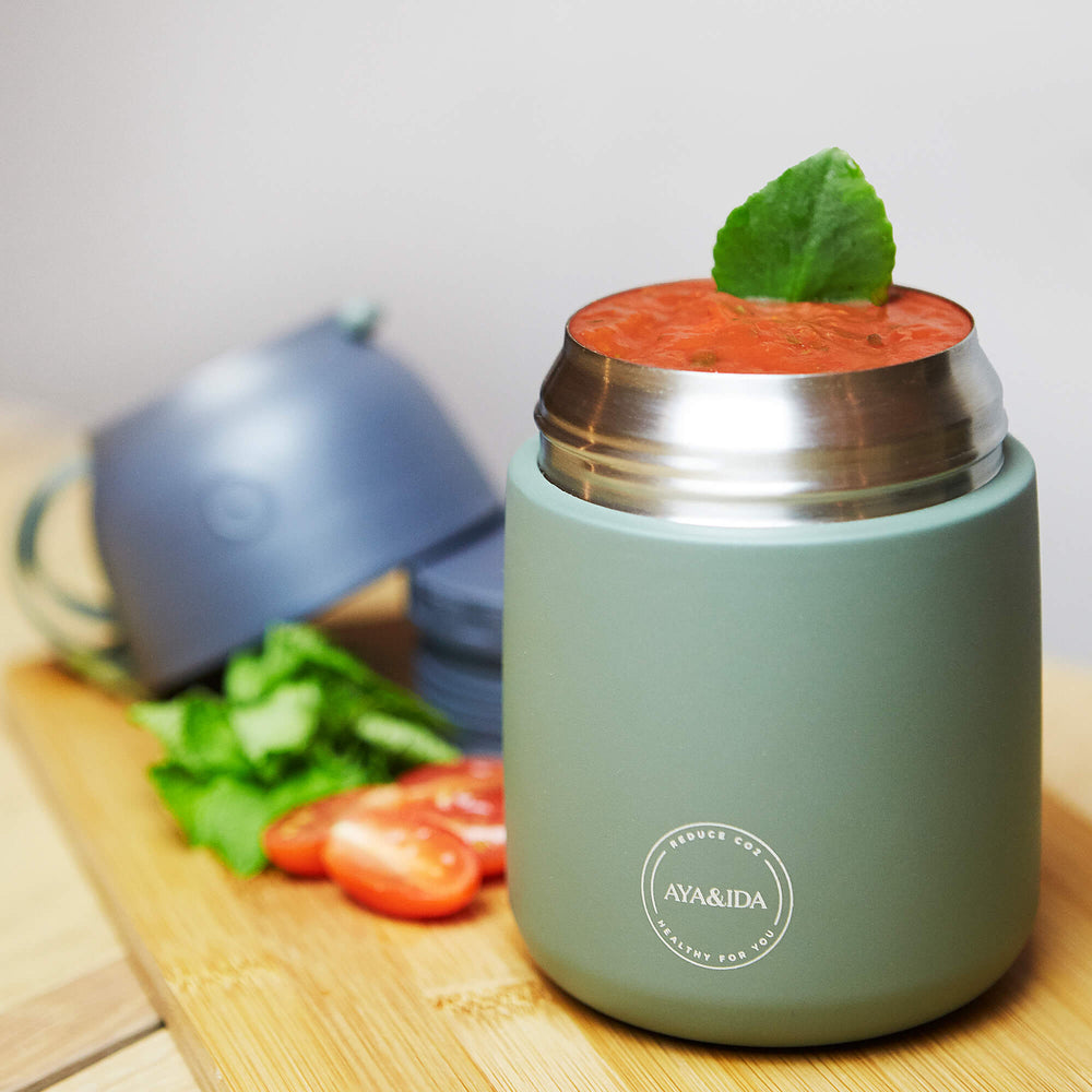 Aya & Ida Food'ie 500ml Insulated Flask | Hot or Cold Food Container