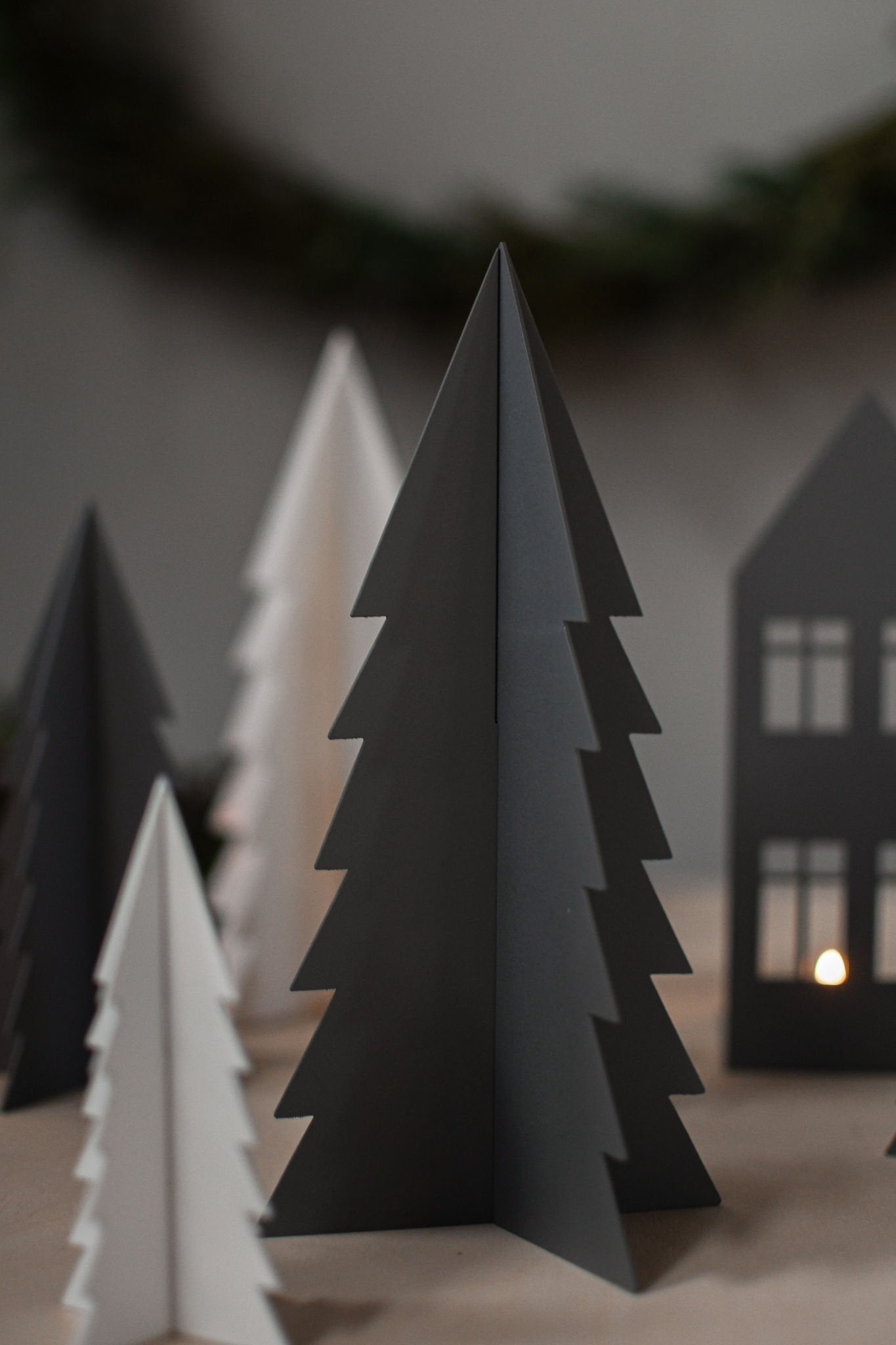 Metal Trees | Gimdalen | Grey & White | Various Sizes | by Storefactory - Lifestory - Storefactory