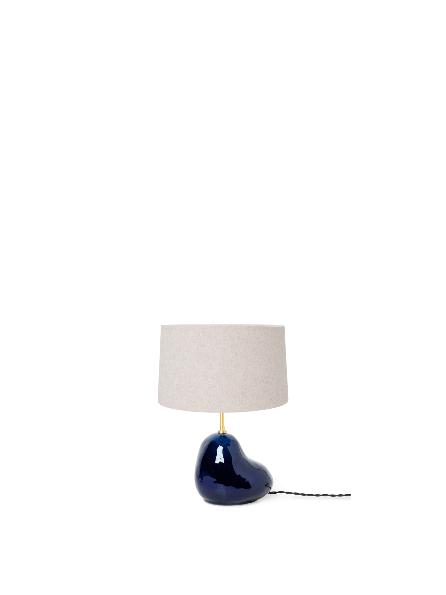 Hebe Lamp Base | Small | Ceramic | Deep Blue | by ferm Living - Lifestory - ferm LIVING