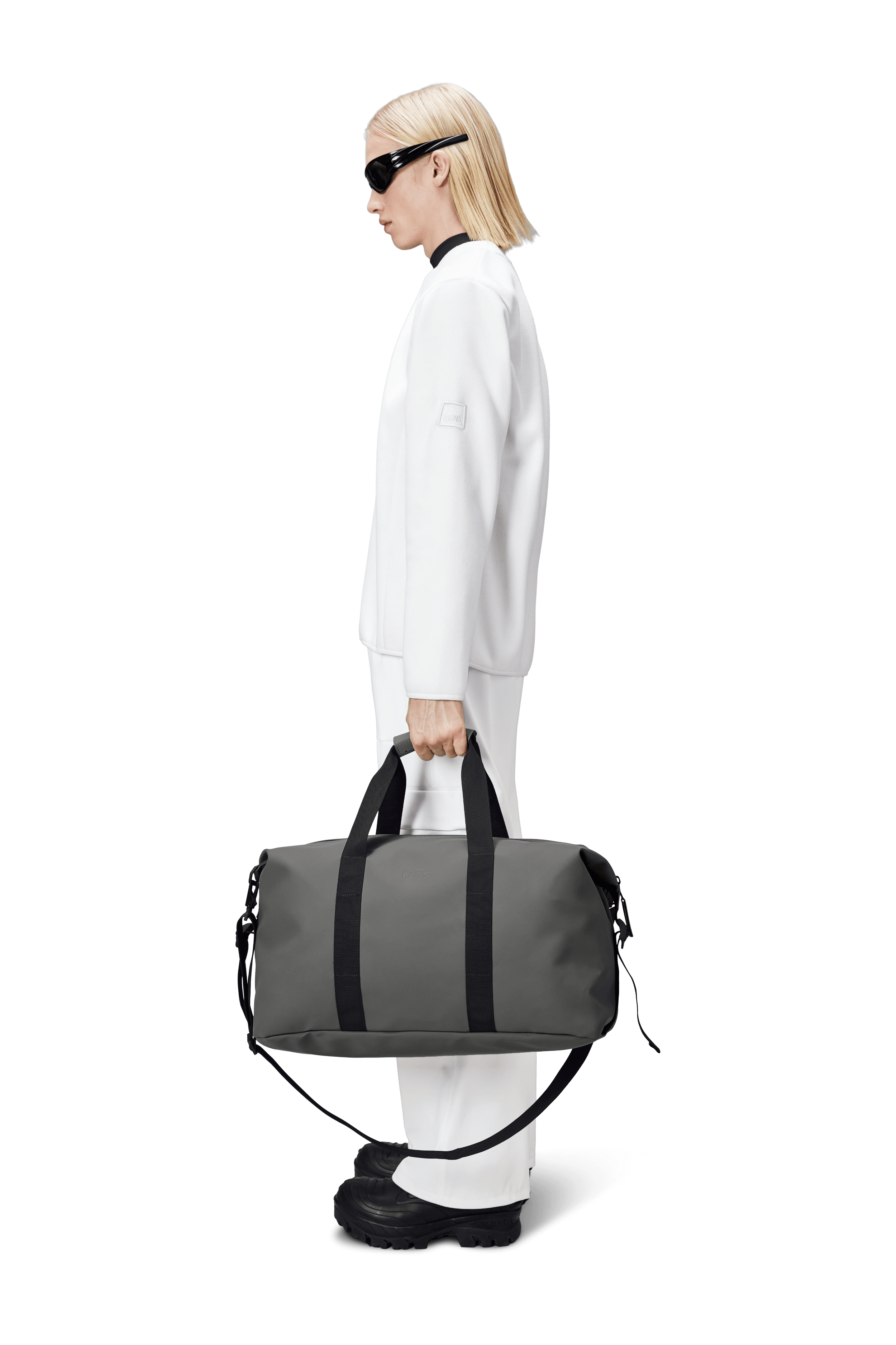 Hilo Weekend Bag | Grey | Waterproof | by Rains - Lifestory