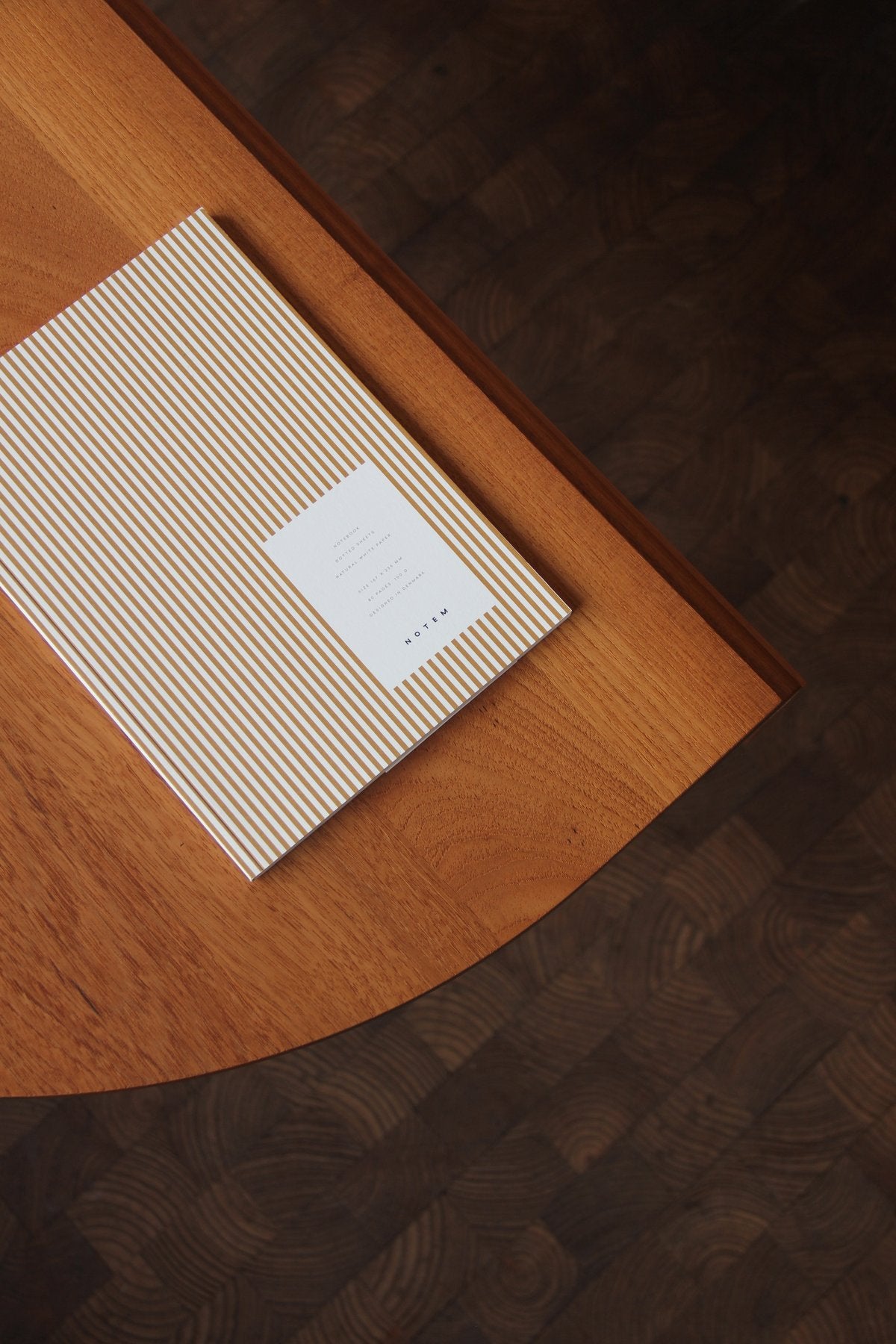 VITA | Medium Notebook | Ochre Lines | by Notem Studio - Lifestory - Notem Studio