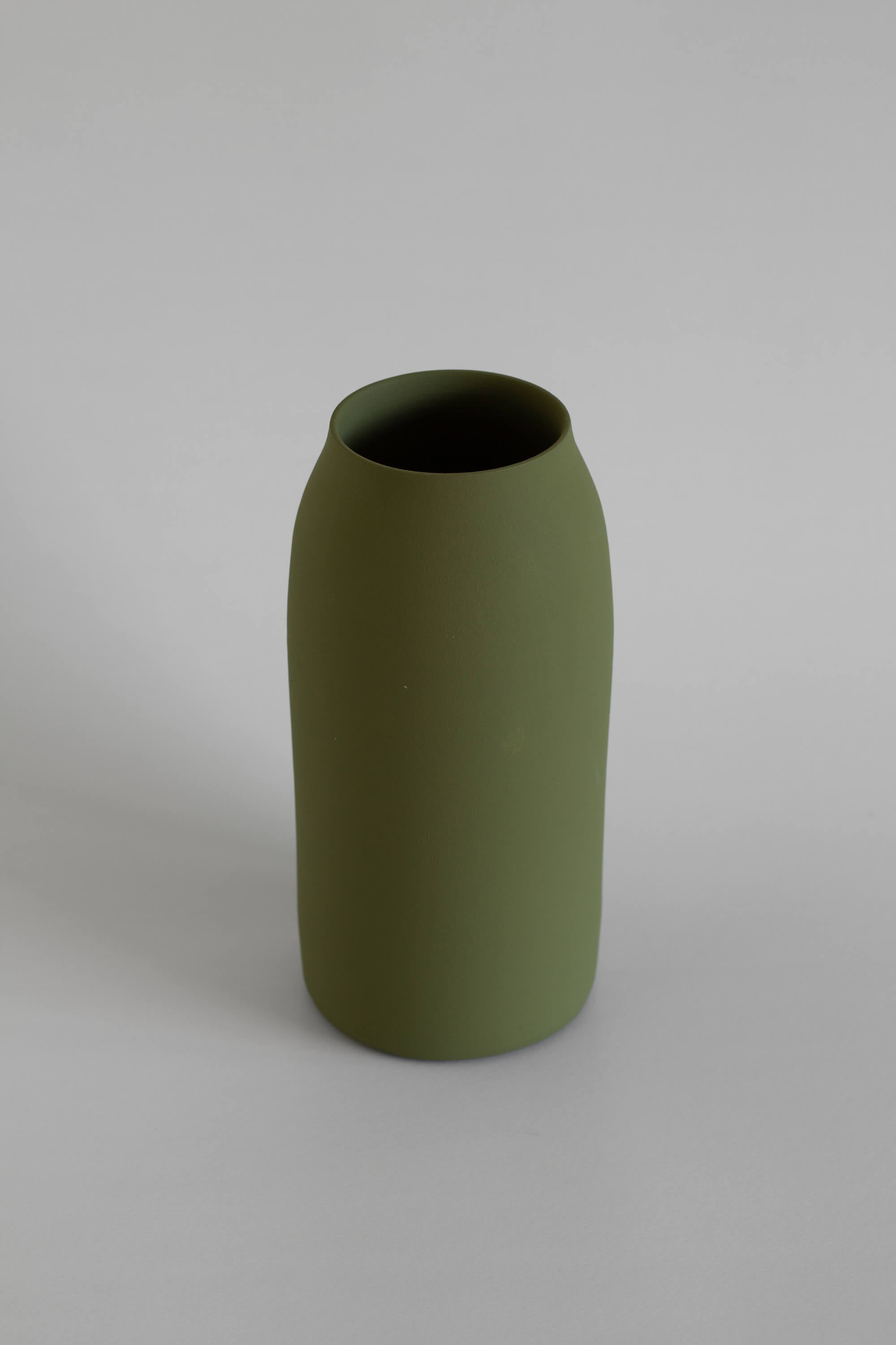 The Island Collection 01 Vase | Olive Green | Handmade Earthenware | by O Cactuu - Lifestory - O Cactuu