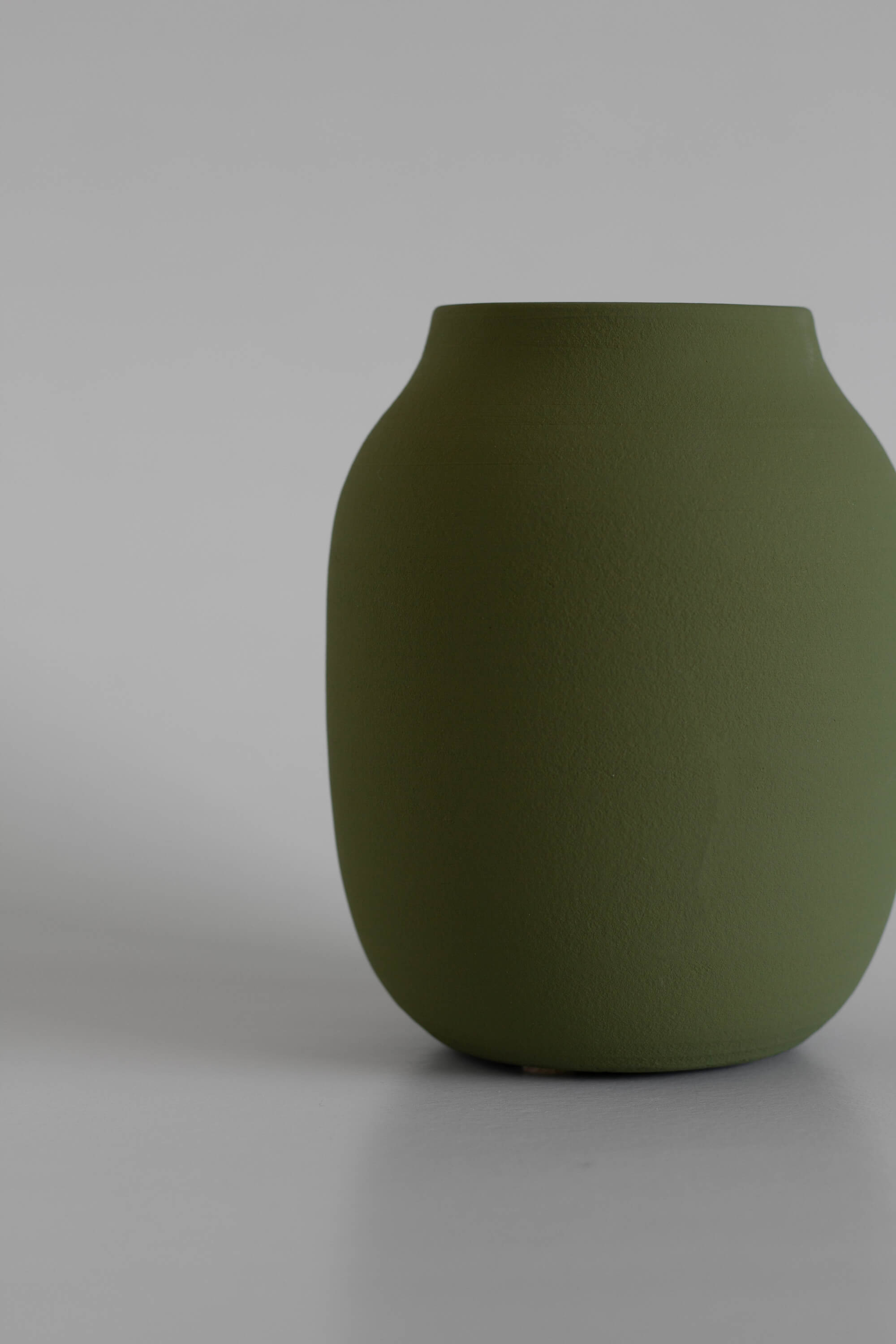 The Island Collection 03 Vase | Olive Green | Handmade Earthenware | by O Cactuu - Lifestory - O Cactuu