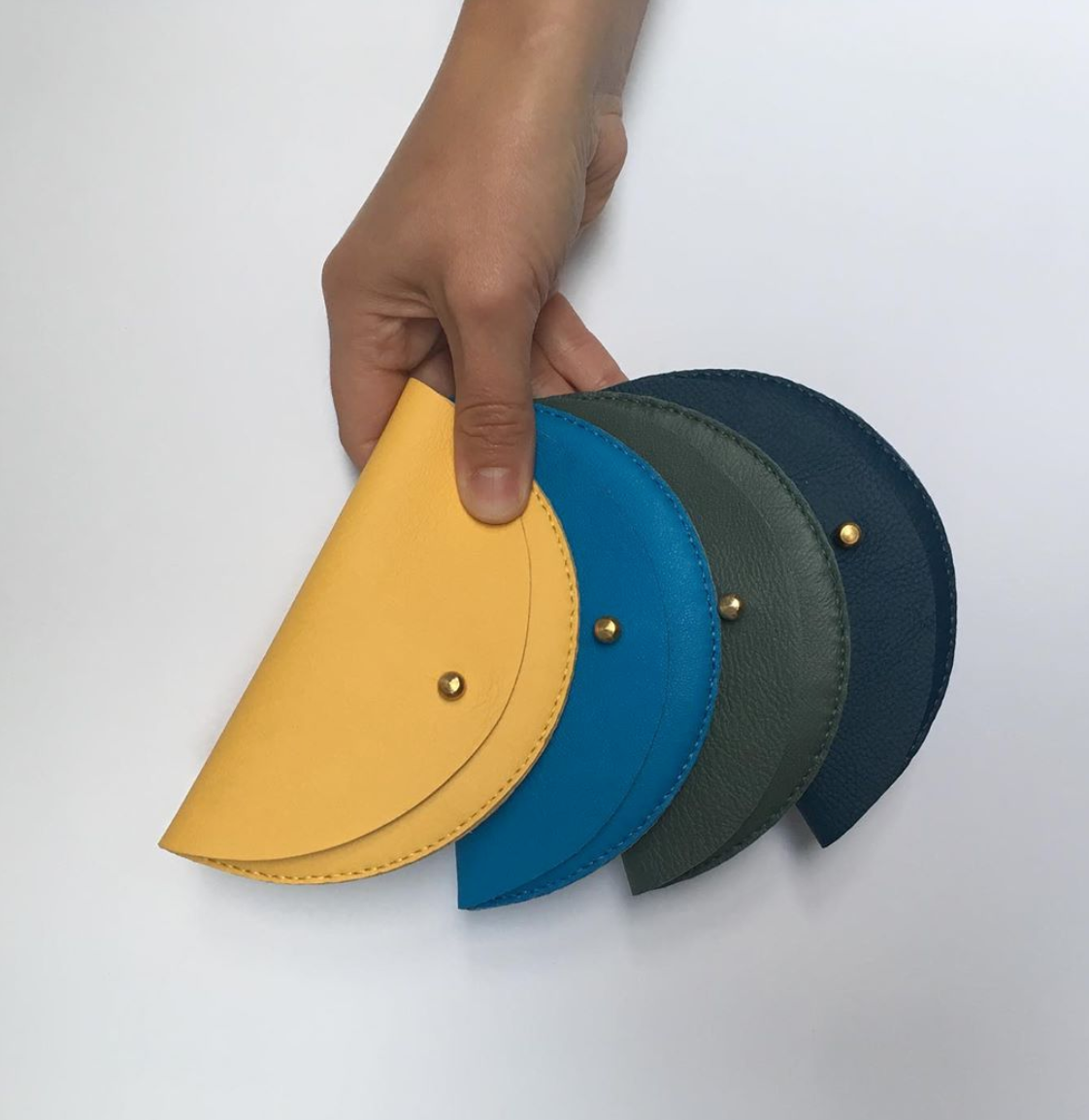 Colette Grande Coin Purse in Leather & Suede | various | by Jude Gove - Lifestory - Jude Gove
