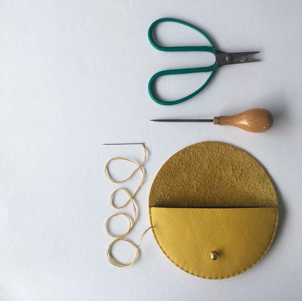 Colette Grande Coin Purse in Leather & Suede | various | by Jude Gove - Lifestory - Jude Gove