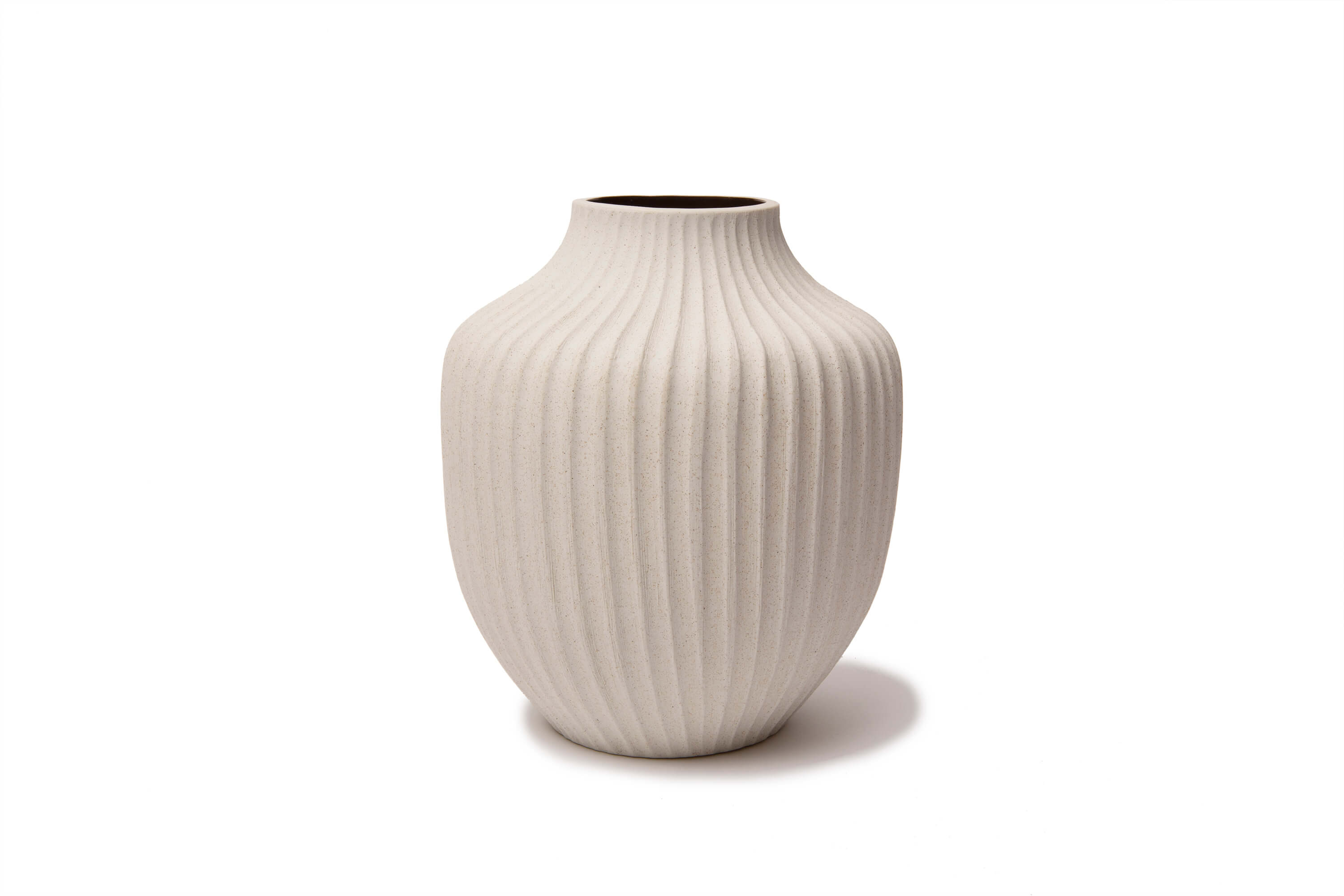 Kyoto Vase | Sand White Light Deep Line | by Lindform - Lifestory - Lindform