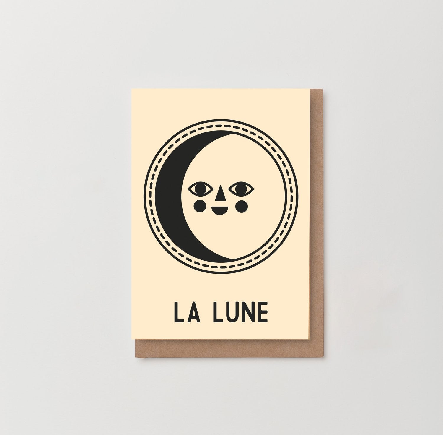 'La Lune' Moon Card | Recycled Card | by Kinshipped - Lifestory - Kinshipped