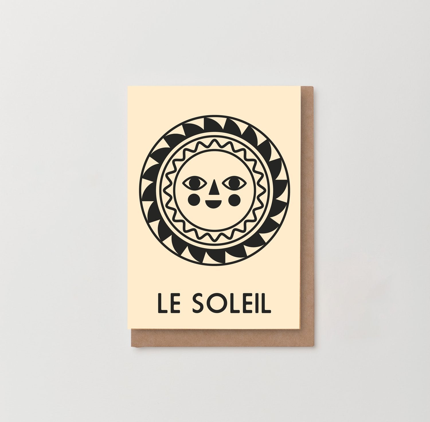 'La Soleil' Sun Card | Recycled Card | by Kinshipped - Lifestory - Kinshipped