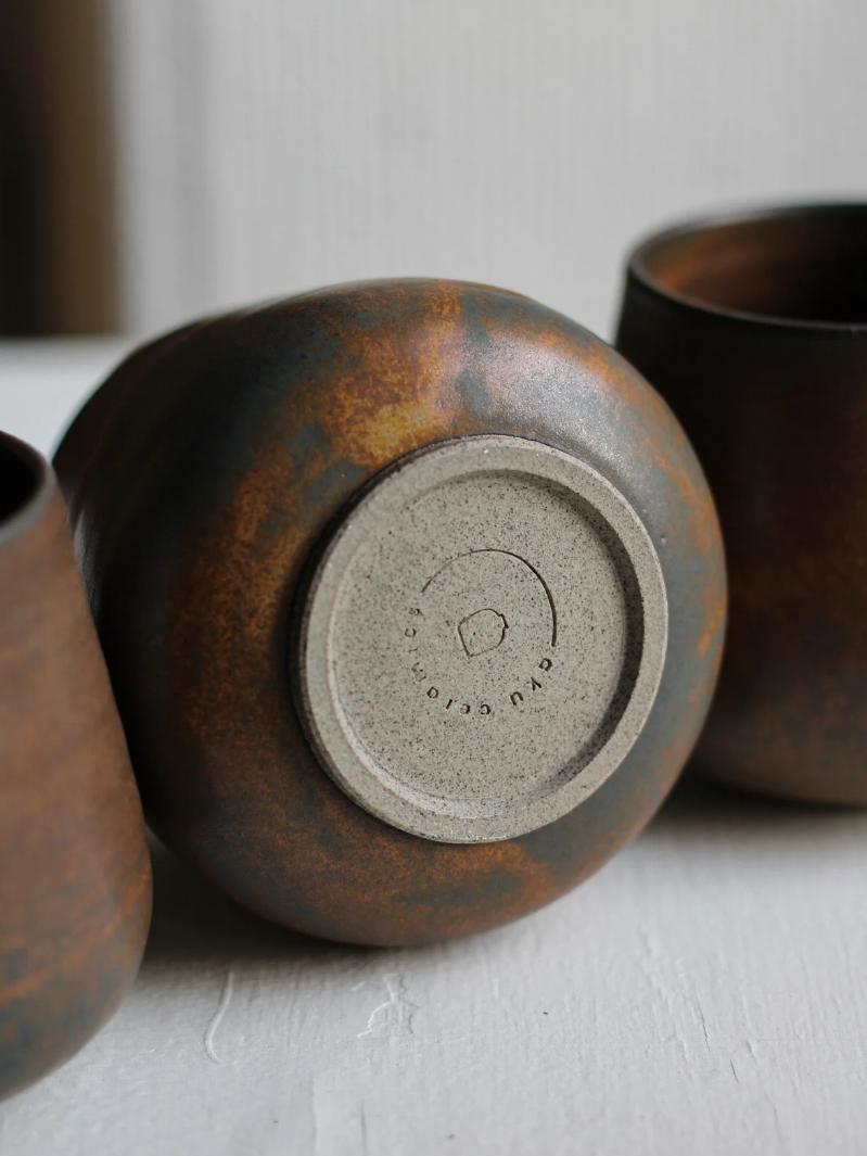 Large Cup - 300ml | Tamba | Hand Thrown Stoneware | by Aku Ceramics - Lifestory - Aku Ceramics