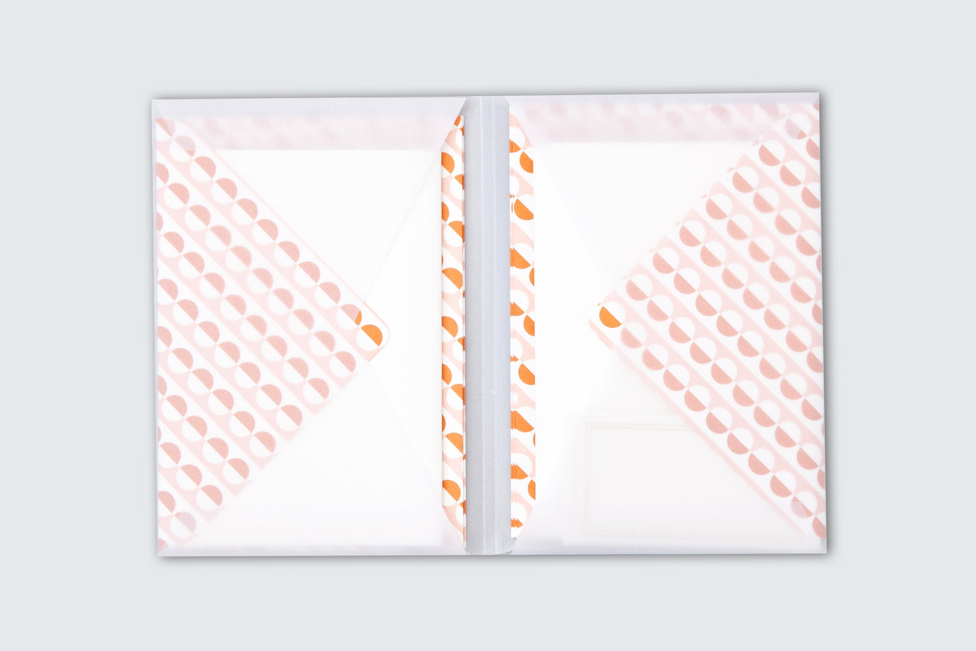 Letter Writing Set | Sophie Print | Pink / Orange | by Ola - Lifestory - ola