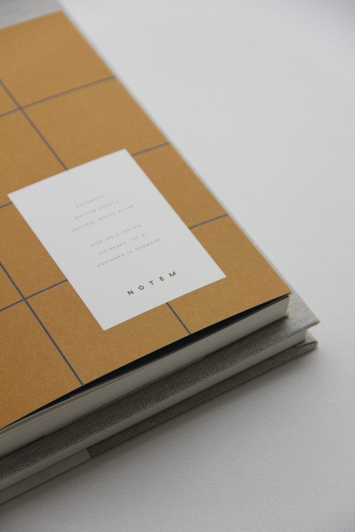 Notebook UMA medium with softcover in Ochre by Notem Studio - Lifestory