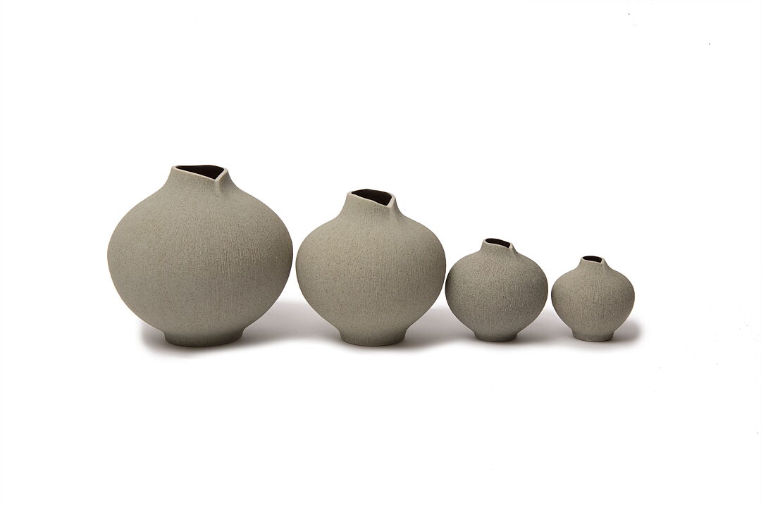 Line Vase | Extra Large | Sand Grey | by Lindform - Lifestory - Lindform