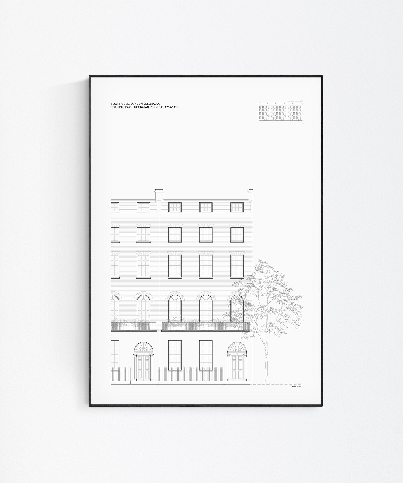 Edinburgh Old Town Skyline | Print - Lifestory - STUDIO ROMUU X Lifestory