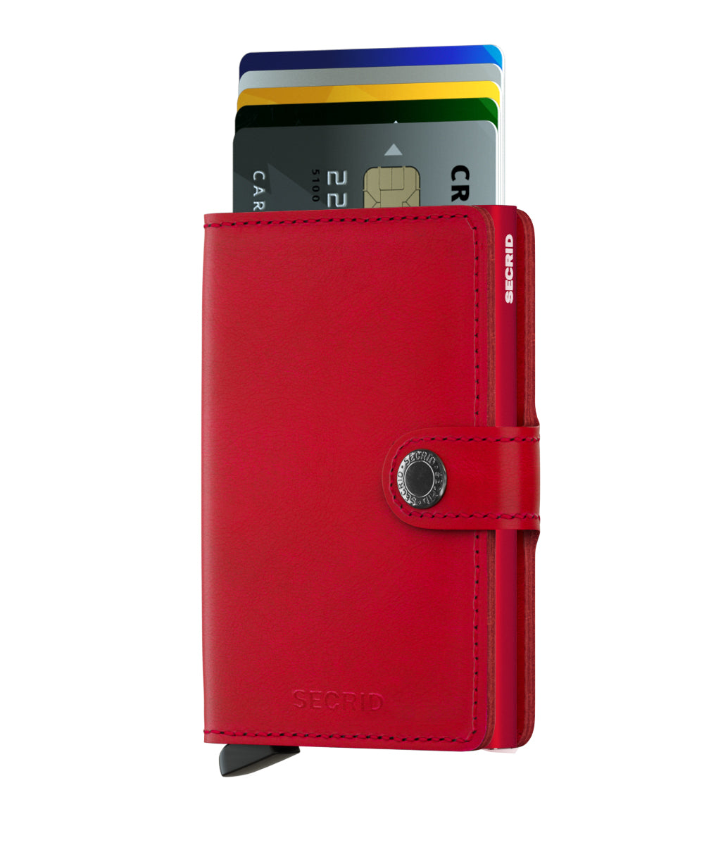 Miniwallet in Original Red Leather by Secrid Wallets - Lifestory