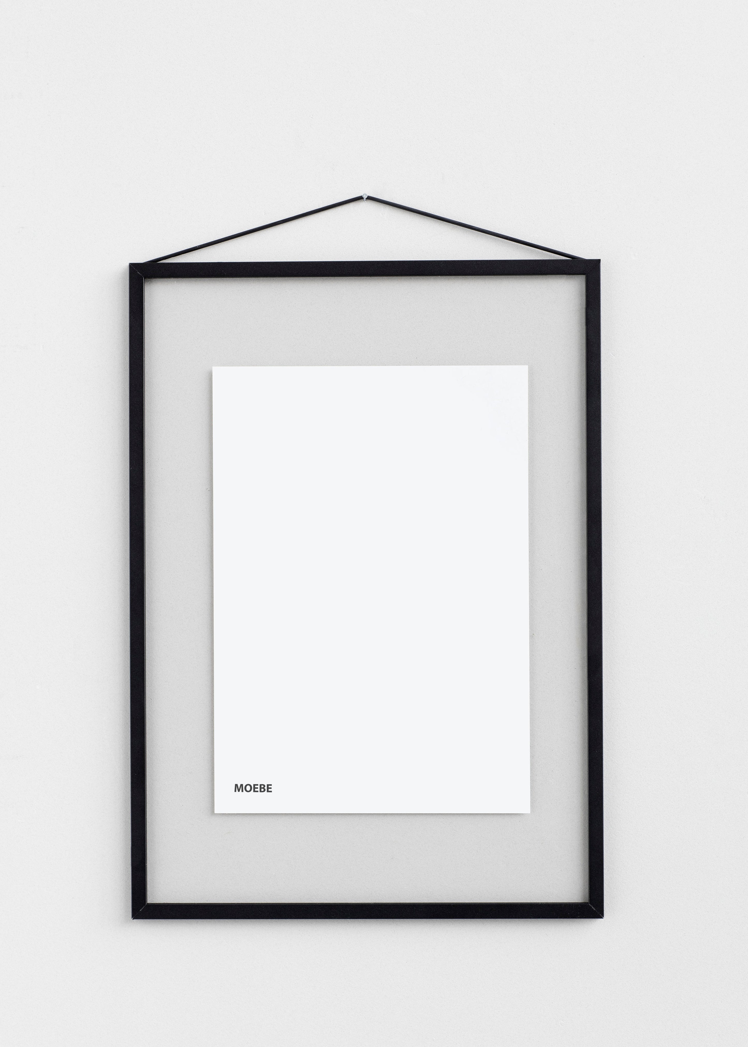 A3 Frame Black Powder Coated Aluminium by Moebe Lifestory