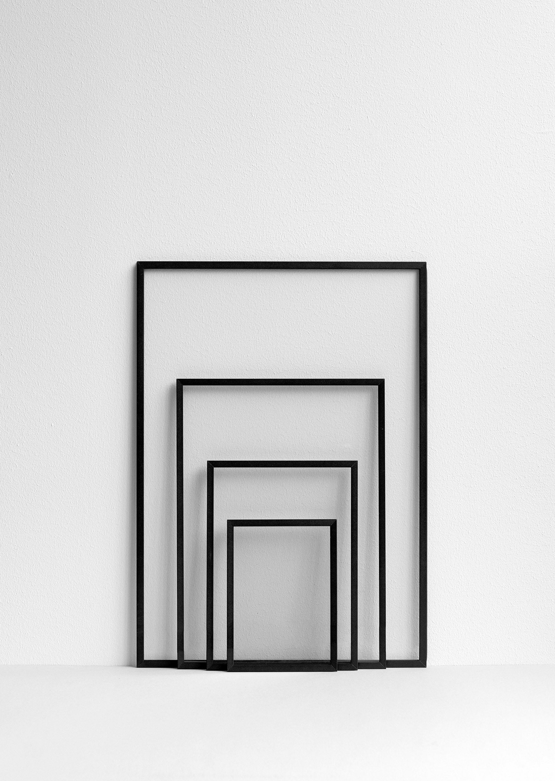 A4 Frame | Powder Coated Black Aluminium | by Moebe - Lifestory - Moebe