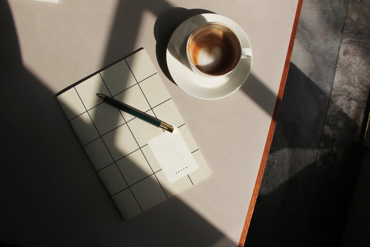 Weekly Planner Notebook MILO | Grey | by Notem Studio - Lifestory - Notem Studio