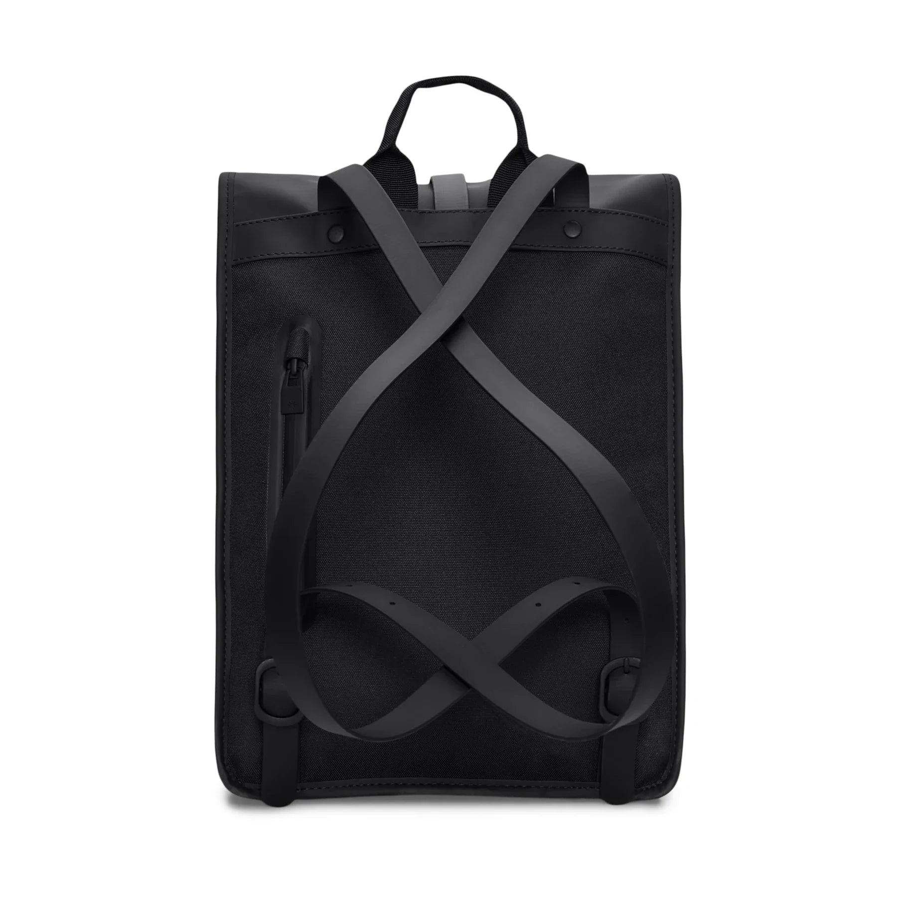 Rolltop Mini Rucksack | Black | Waterproof | by Rains - Lifestory