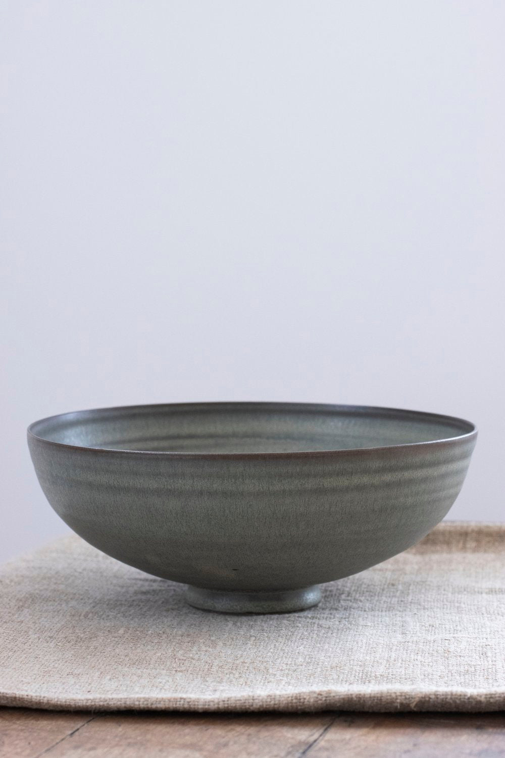 Footed Serving Bowl | Moss Green | by Borja Moronta - Lifestory - Borja Moronta