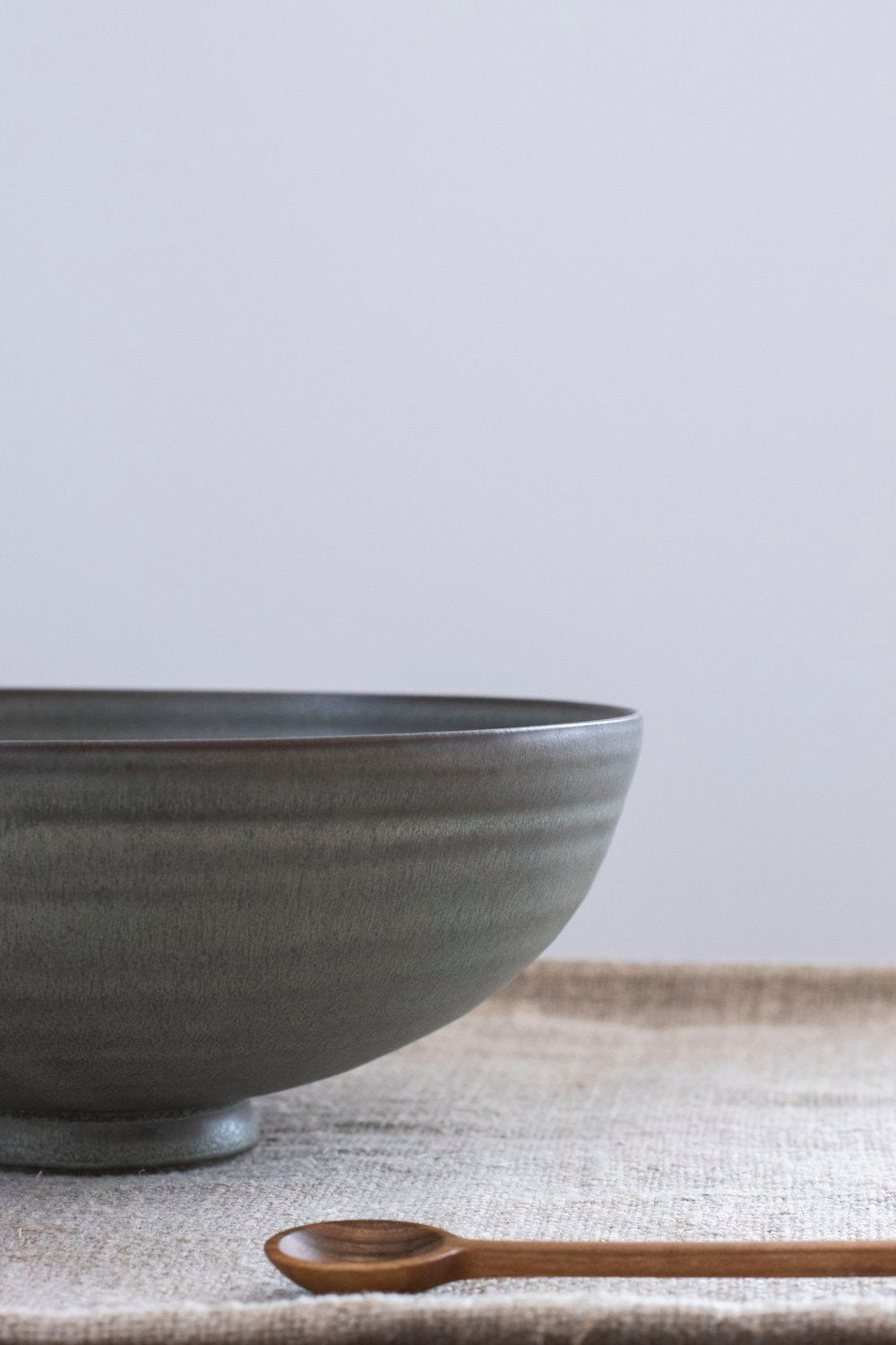 Footed Serving Bowl | Moss Green | by Borja Moronta - Lifestory - Borja Moronta