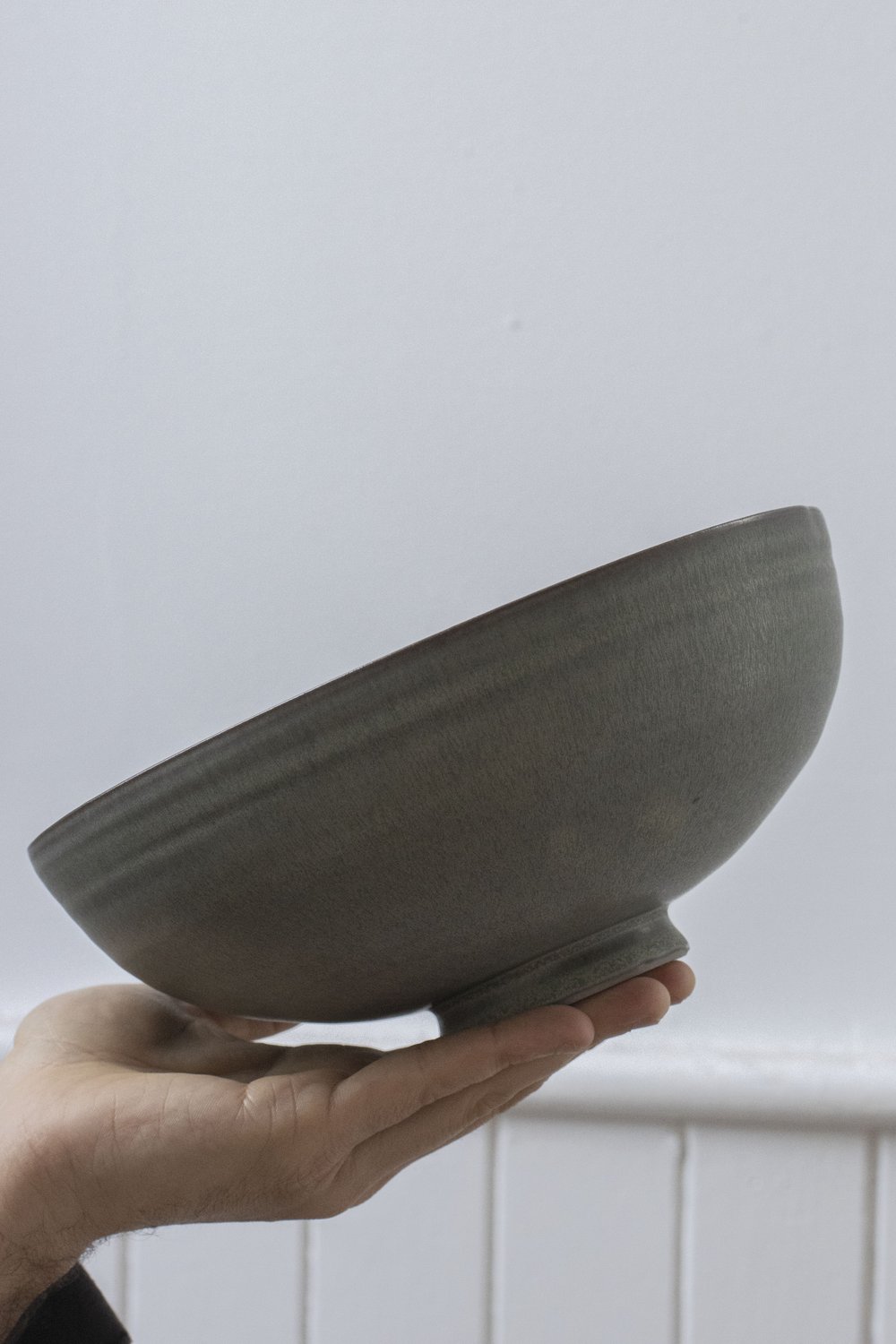 Footed Serving Bowl | Moss Green | by Borja Moronta - Lifestory - Borja Moronta