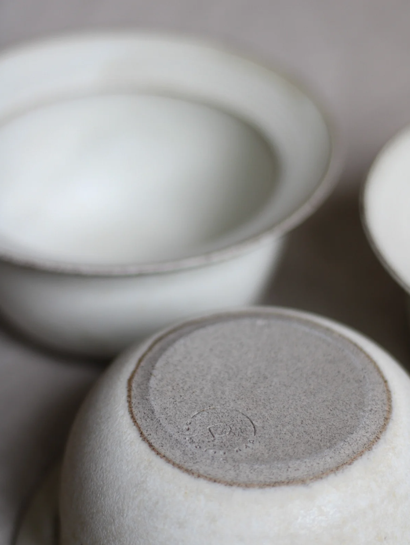 Mushroom Bowl | Ivory | Hand Thrown Stoneware | by Aku Ceramics - Lifestory - Aku Ceramics